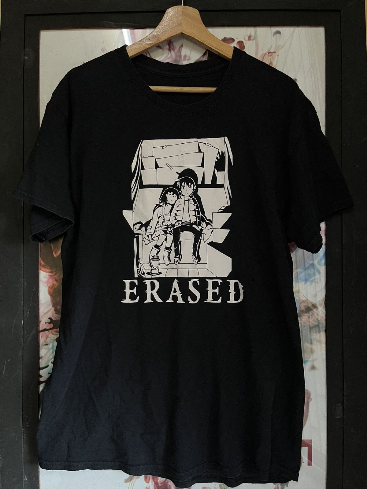 Anime Erased T-Shirt Sz. XL Size US XL / EU 56 / 4 - 1 Thumbnail