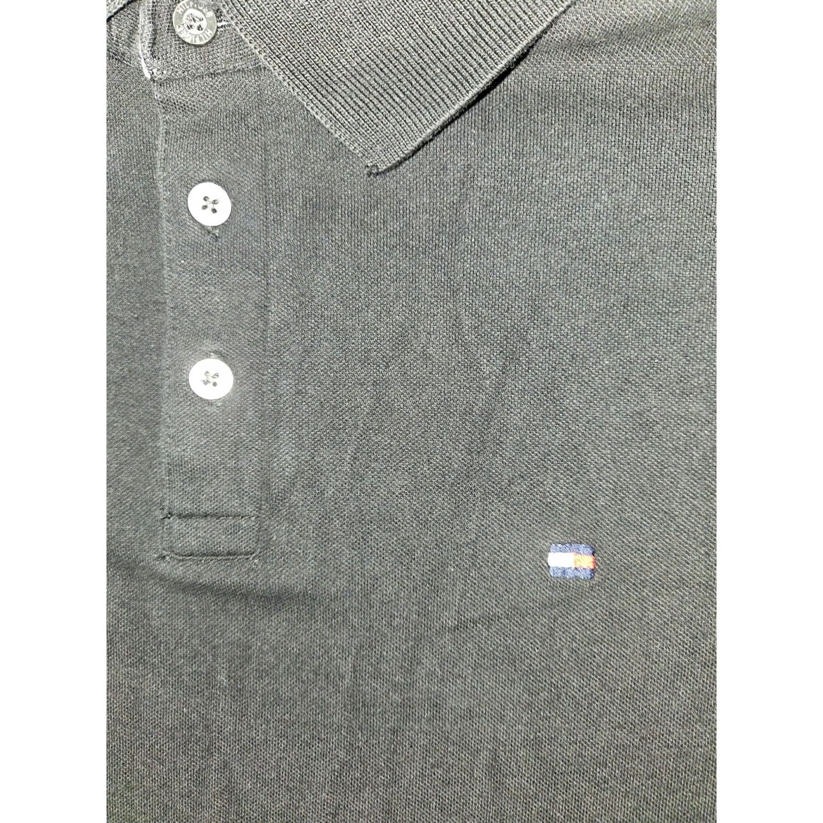 Tommy Hilfiger Tommy Hilfiger Polo Shirt Mens 3XL Black Slim Fit Stretch Logo Short Sleeve Size US XXL / EU 58 / 5 - 5 Thumbnail