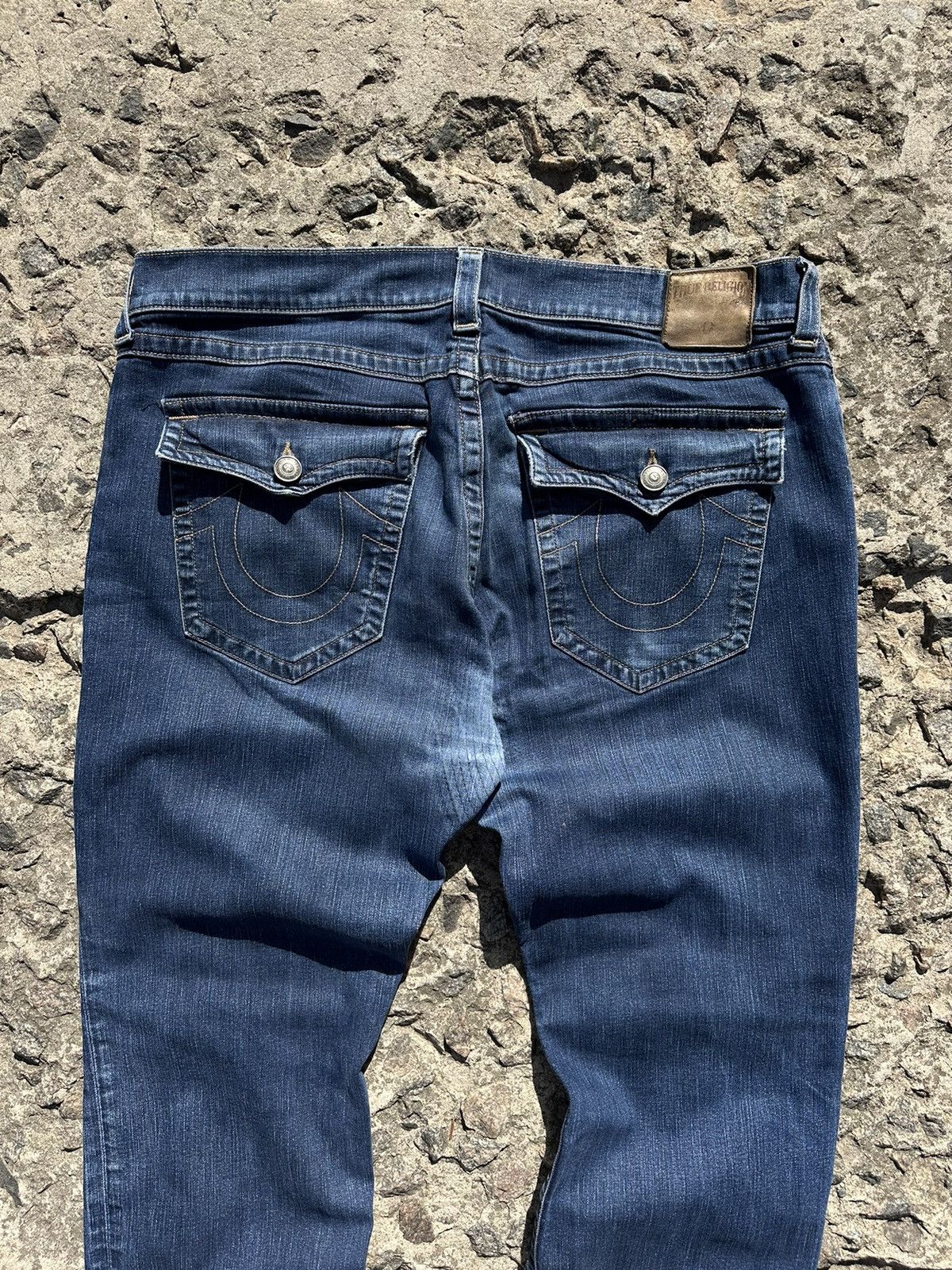 True Religion × Vintage True Religion Ricky Straight Jeans Pants Size US 40 / EU 56 - 4 Thumbnail