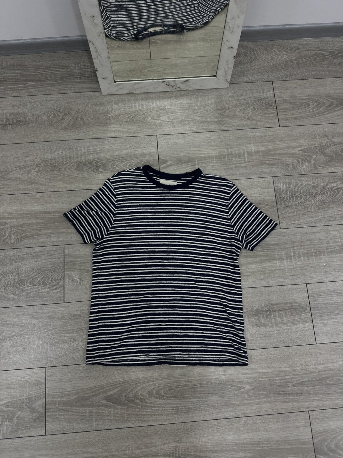 Folk Folk Basic Stripped T-Shirt Tee Size US S / EU 44-46 / 1 - 1 Thumbnail