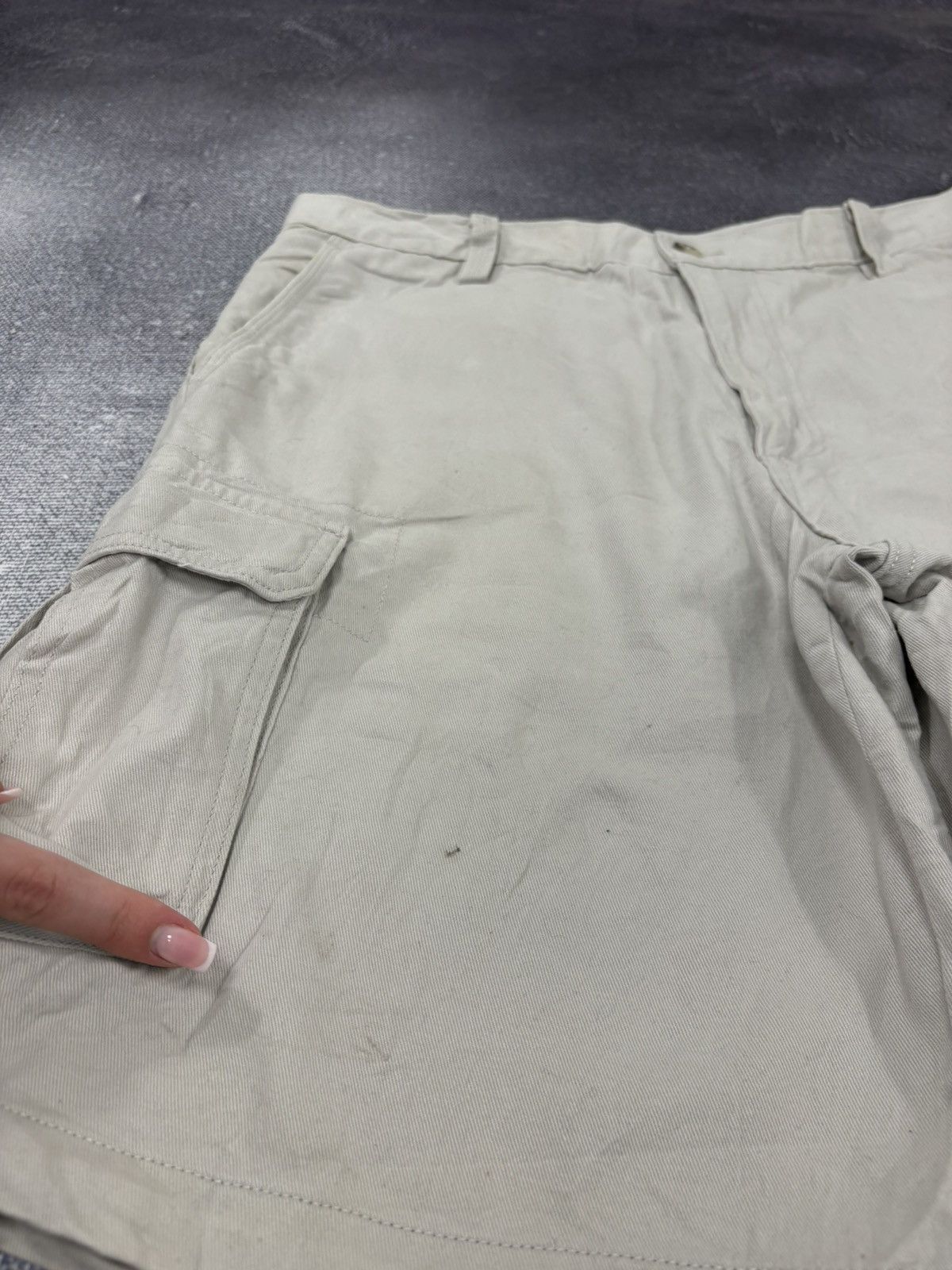 Dockers Vintage Dockers 2000s Y2K Beige Hype Utility Cargo Shorts Size US 36 / EU 52 - 5 Thumbnail