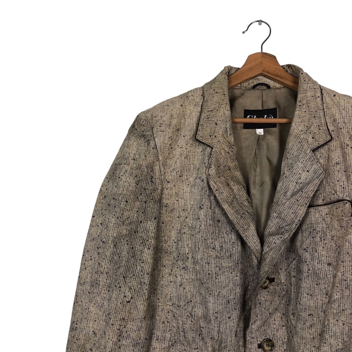 Japanese Brand × Vintage 📌Vintage Leather Jacket Chore Work Chako Issey Miyake Size US M / EU 48-50 / 2 - 8 Thumbnail