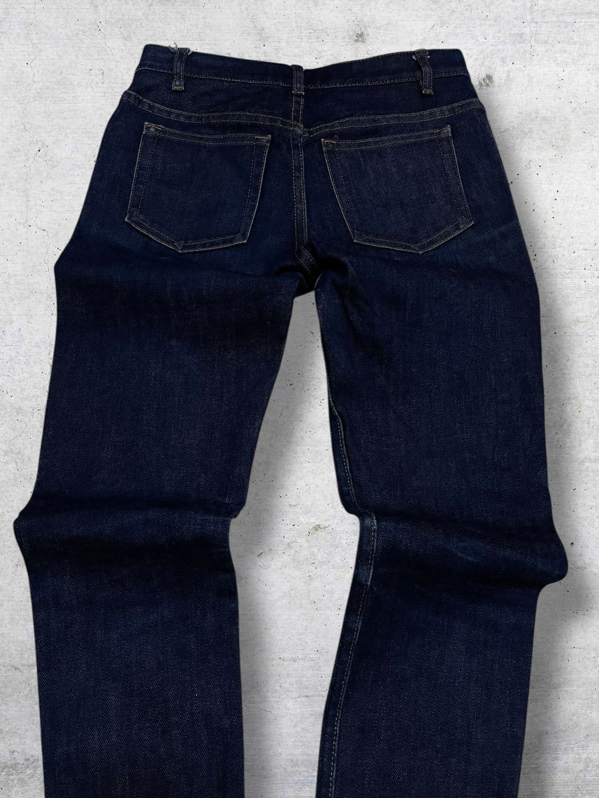 A.P.C. VINTAGE A.P.C DENIM ETROIT COURT SKINNY DARK BLUE STREETWEAR Size US 26 / EU 42 - 11 Thumbnail
