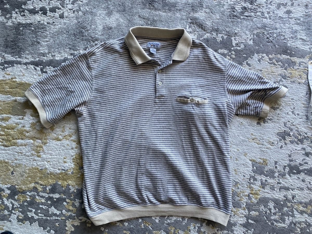 Other Vintage Streetwear Pullover Striped Polo Size US L / EU 52-54 / 3 - 1 Thumbnail