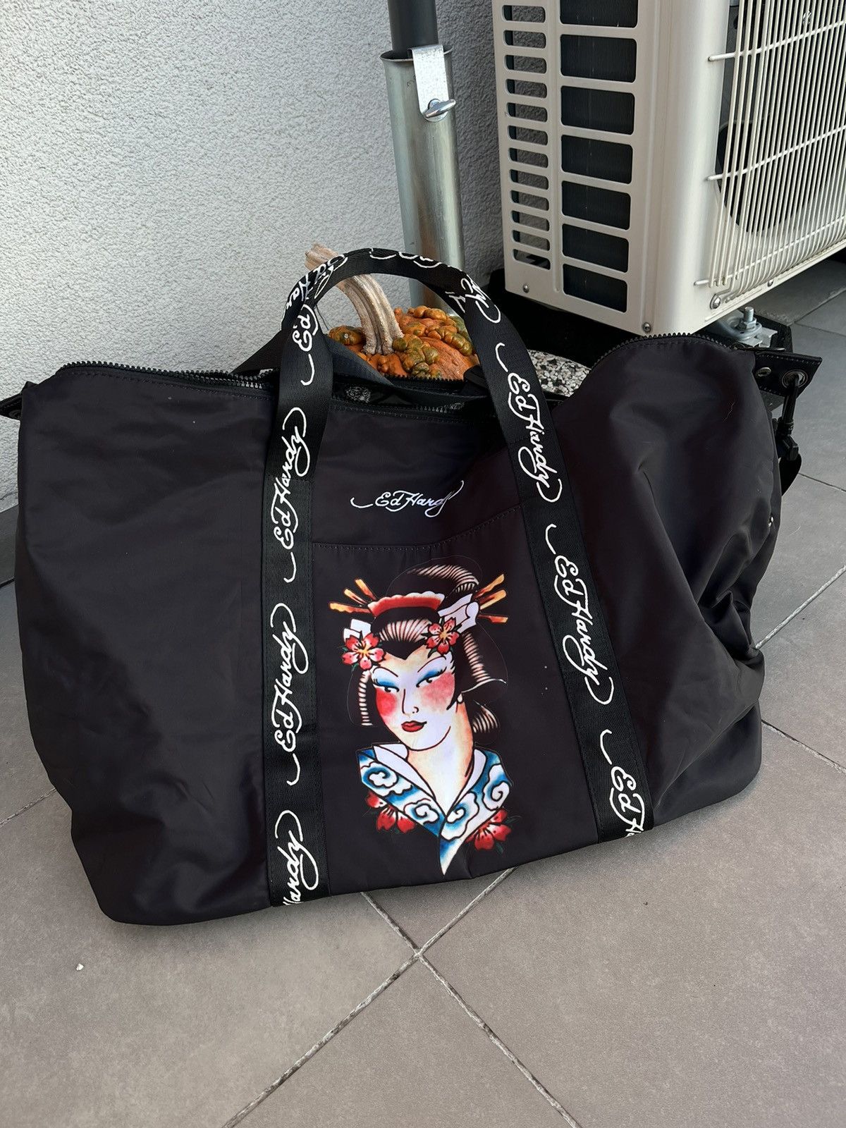 エド・ハーディー　ラブキルバッグ　ハンドバッグ　Y2K 　Ed Hardy Ed hardy tote bag/bag Kills Love Slowly Don Ed Hardy Designs