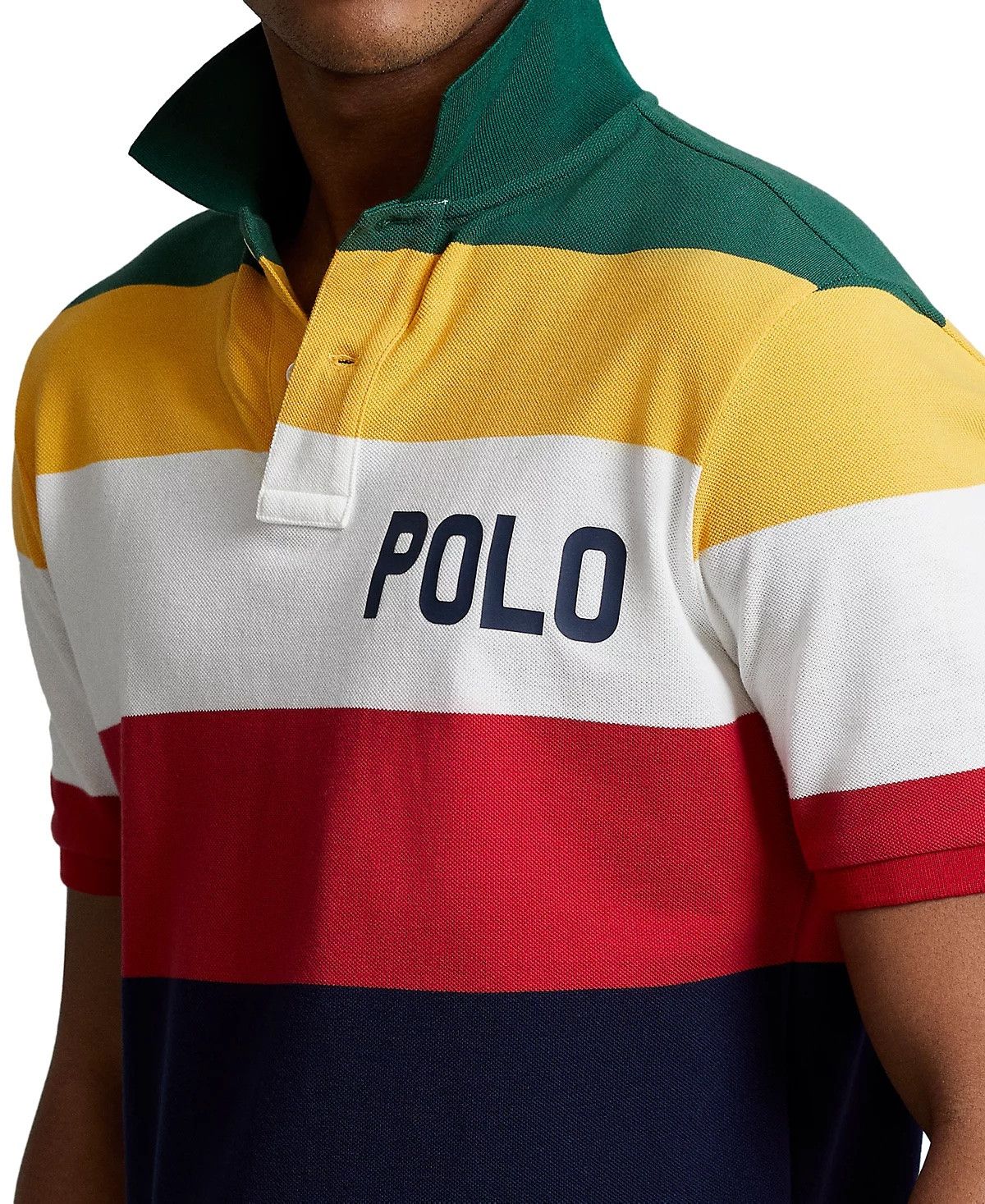 Polo Ralph Lauren NWT POLO RALPH LAUREN COLOR-BLOCKED LOGO MESH POLO SHIRT Size US XXL / EU 58 / 5 - 3 Thumbnail