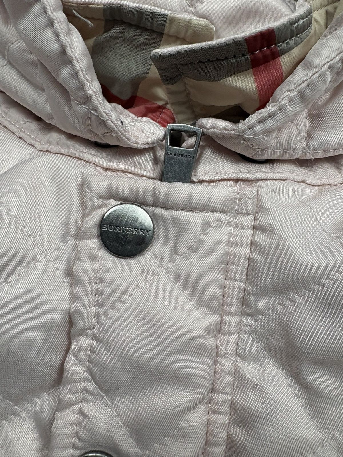 Burberry Burberry 3Y Children Quilted Jacket Nova Check Lining Pink Size XXS / US 00 / IT 34 - 7 Thumbnail