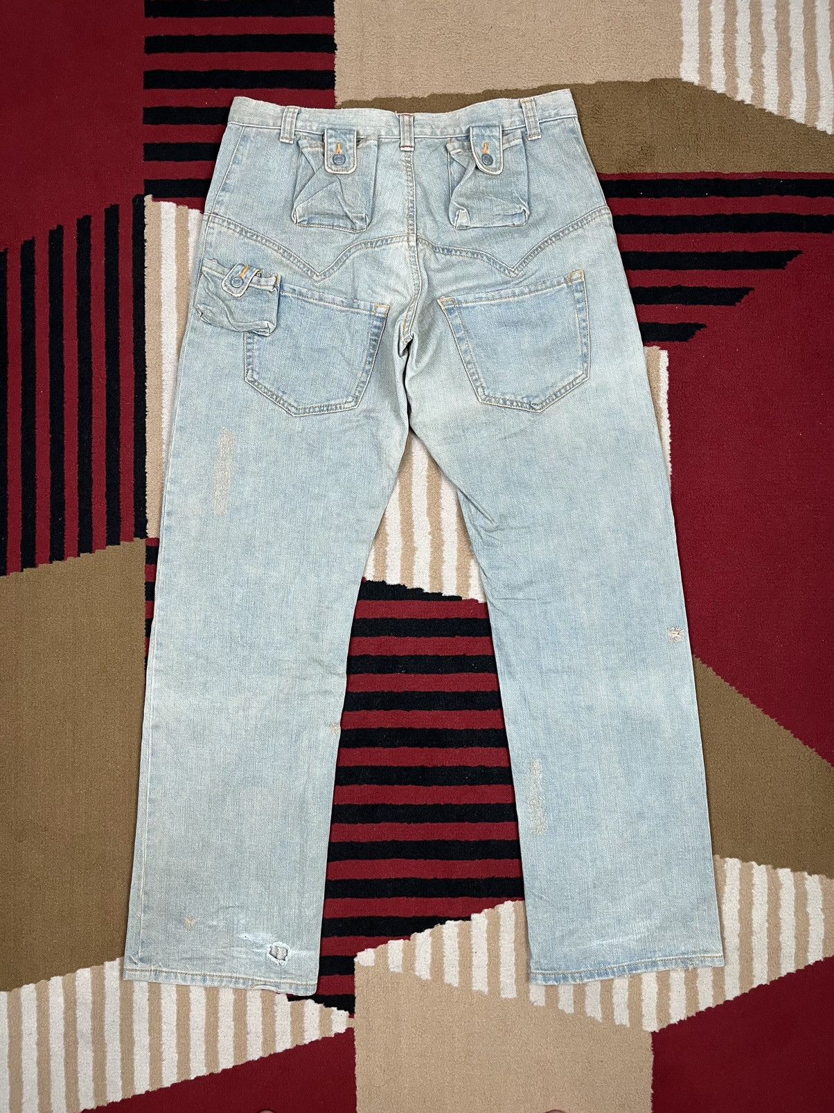 Issey Miyake Sunao Kuwahara By Issey Miyake Jeans Ripped Pants Size US 29 - 1 Thumbnail
