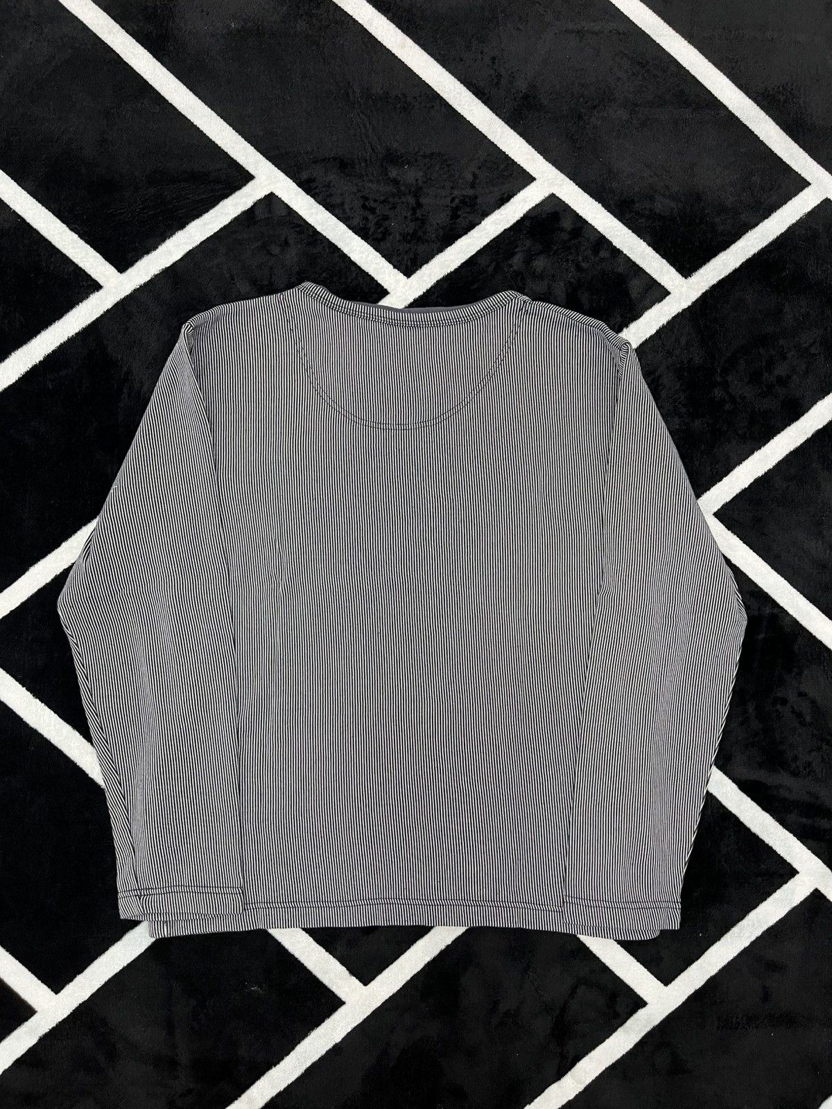 Japanese Brand Commontage Pinstripe LS Henley Shirt Casual Streetwear Size US L / EU 52-54 / 3 - 9 Thumbnail