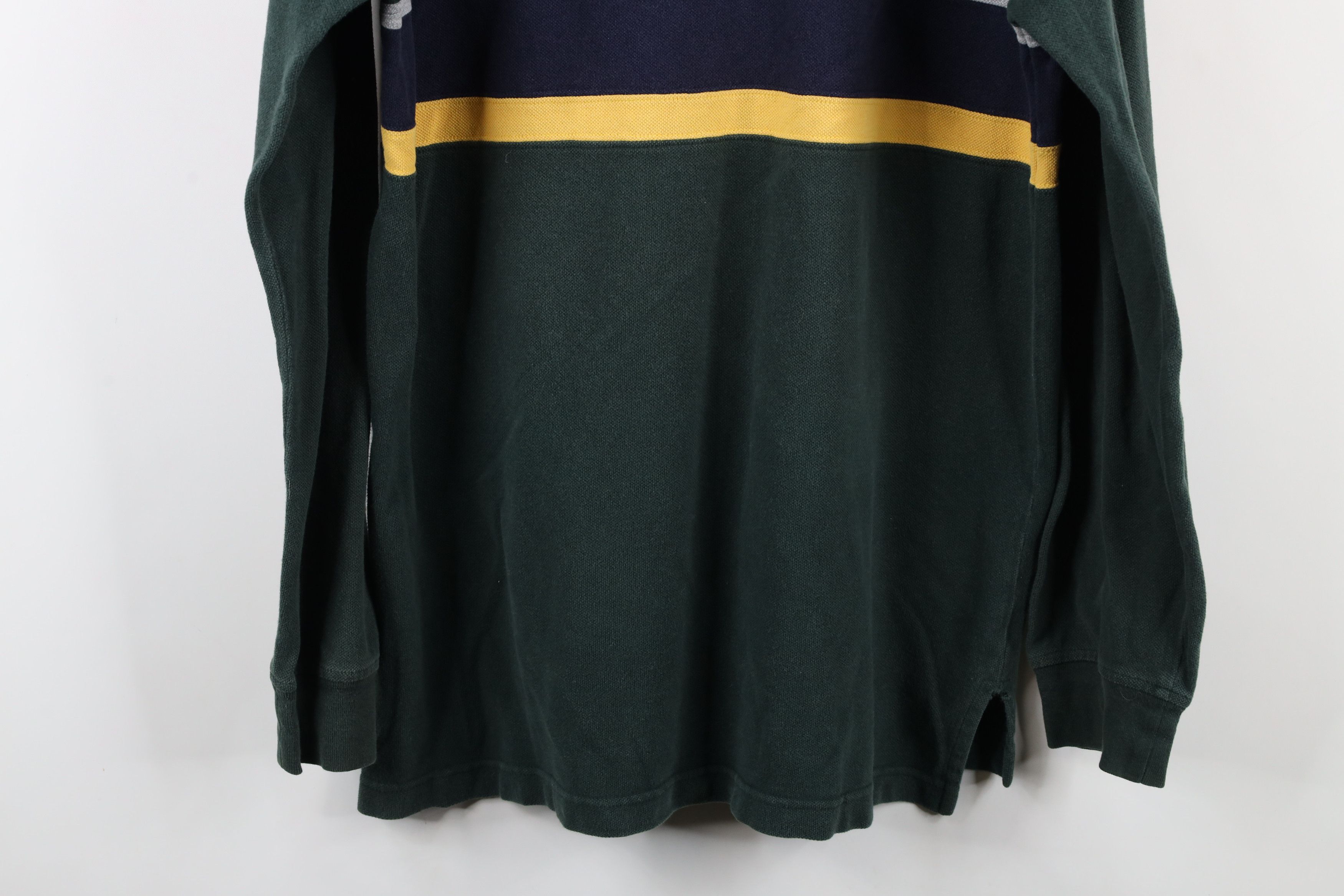 Tommy Hilfiger × Vintage Vintage Tommy Hilfiger Striped Block Long Sleeve Rugby Polo Size US M / EU 48-50 / 2 - 11 Thumbnail