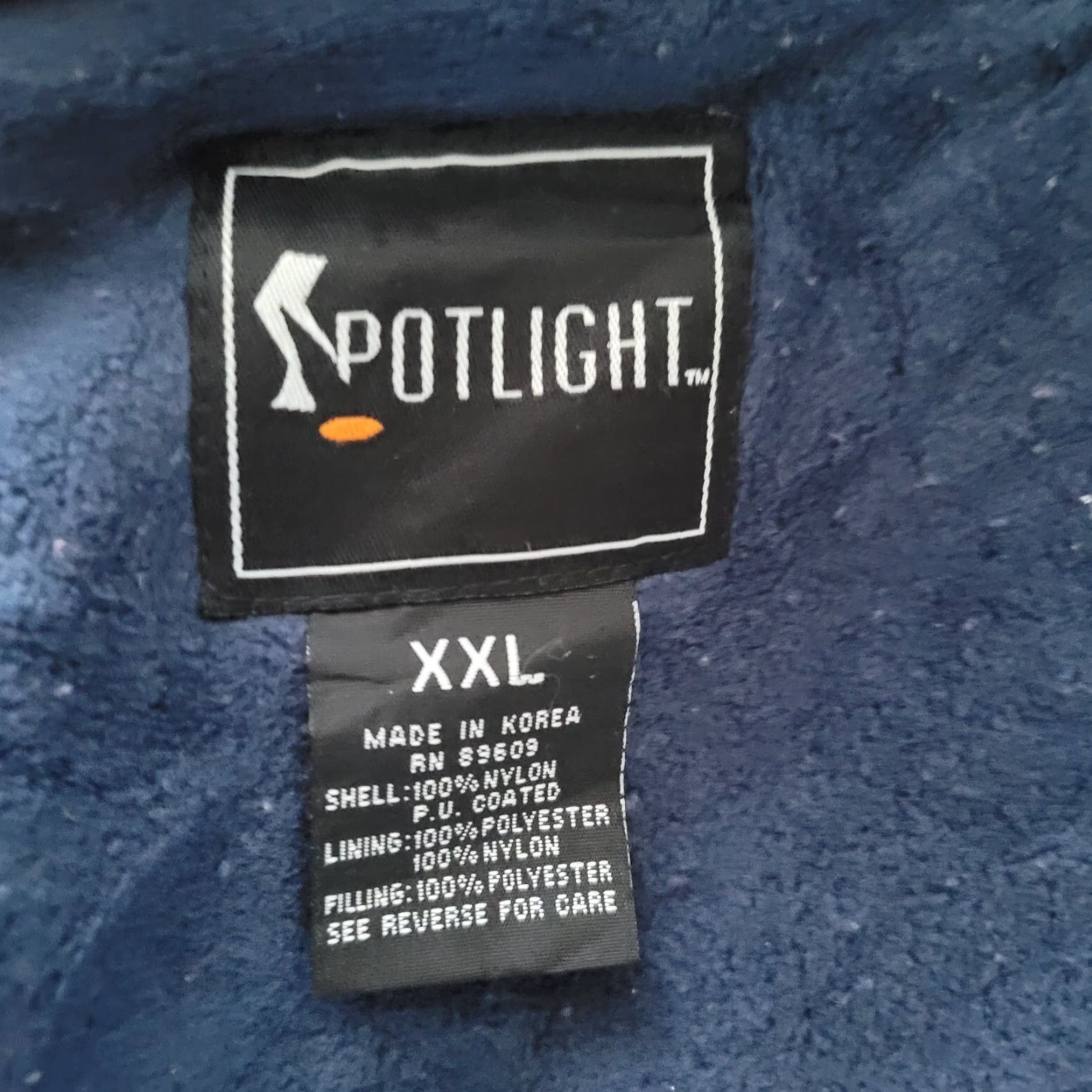 Vintage VINTAGE Spotlight Jacket Michigan 2XL Navy Men Jacket Puffer MS? Size US XXL / EU 58 / 5 - 6 Thumbnail