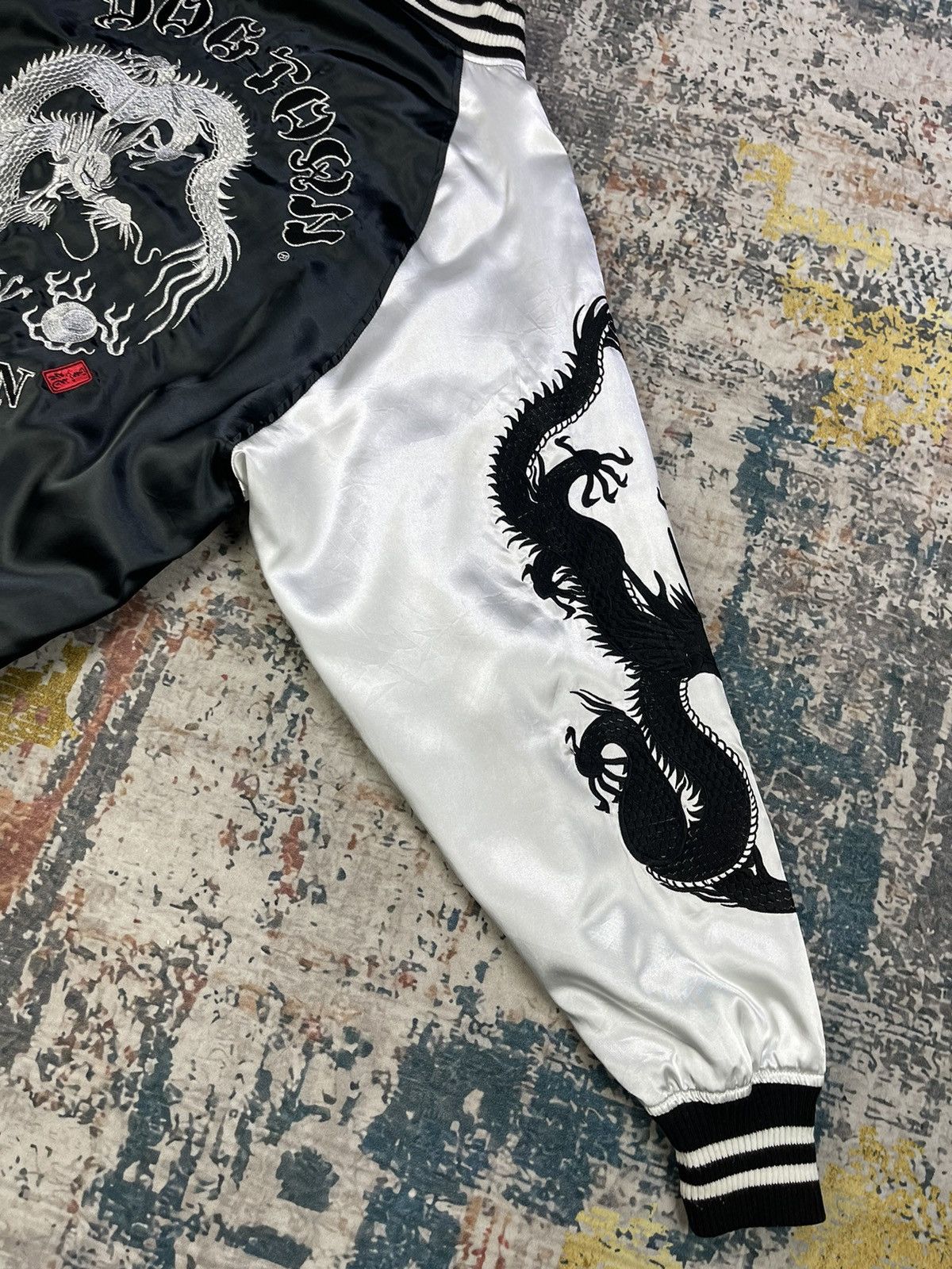 Dogtown Vtg Dogtown Black Dragon Sukajan Souvenir Jacket Size US L / EU 52-54 / 3 - 5 Thumbnail