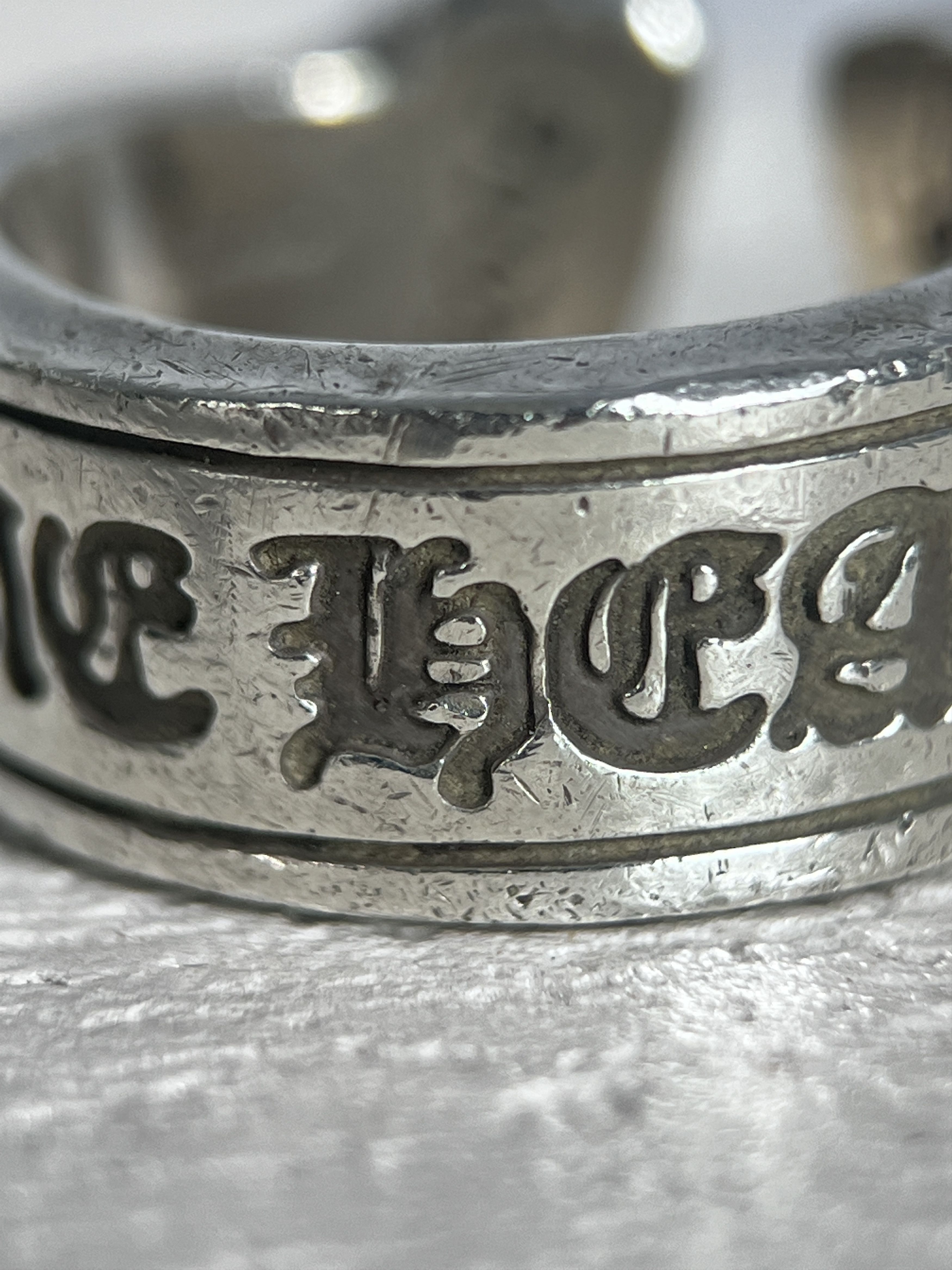 Chrome Hearts Chrome Hearts Scroll Band Ring 925 Sterling Silver Size 7.5 Size ONE SIZE - 6 Thumbnail