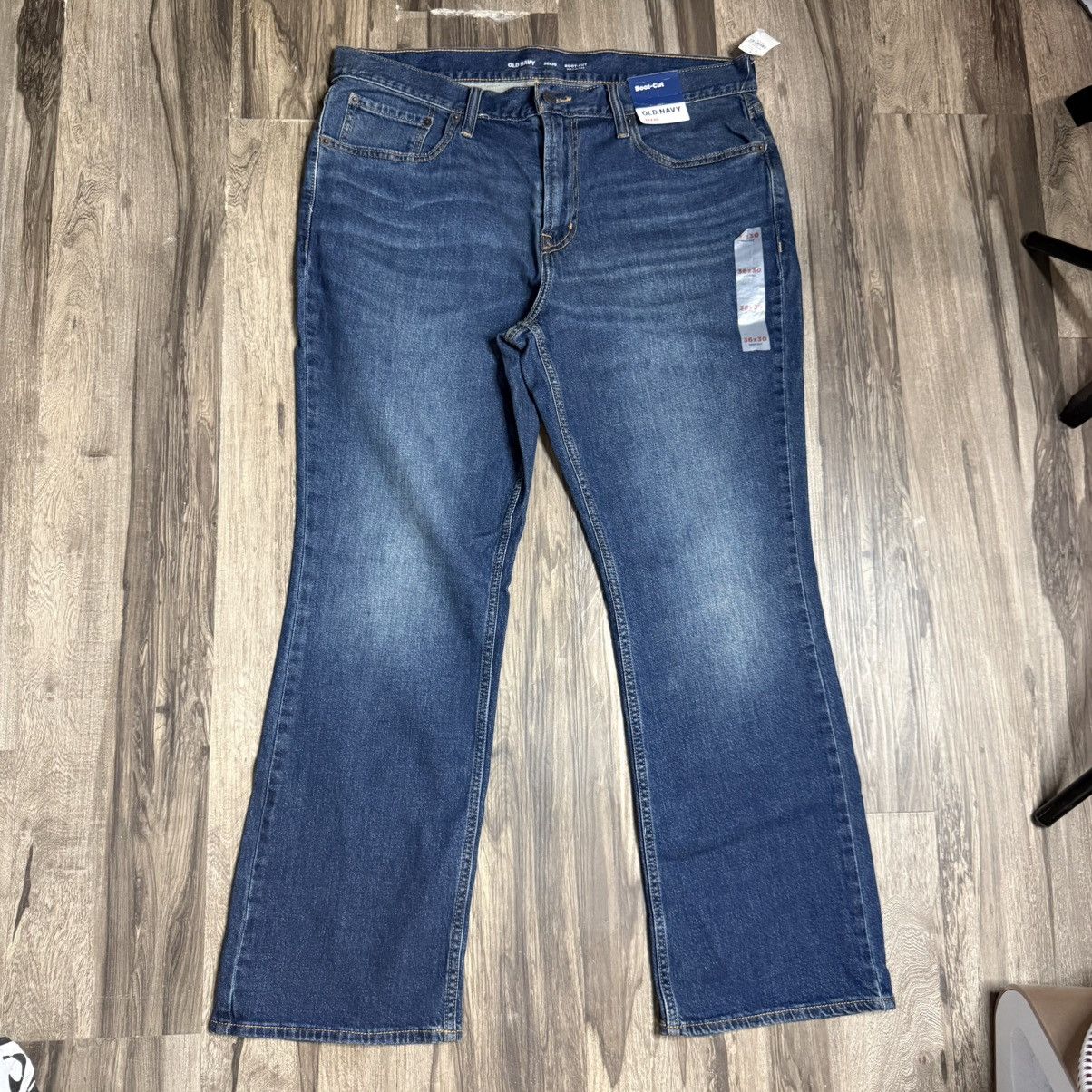 Old Navy Men’s Casual Straight Leg Pants, Size 36x30, Boot Cut Size US 36 / EU 52 - 1 Thumbnail