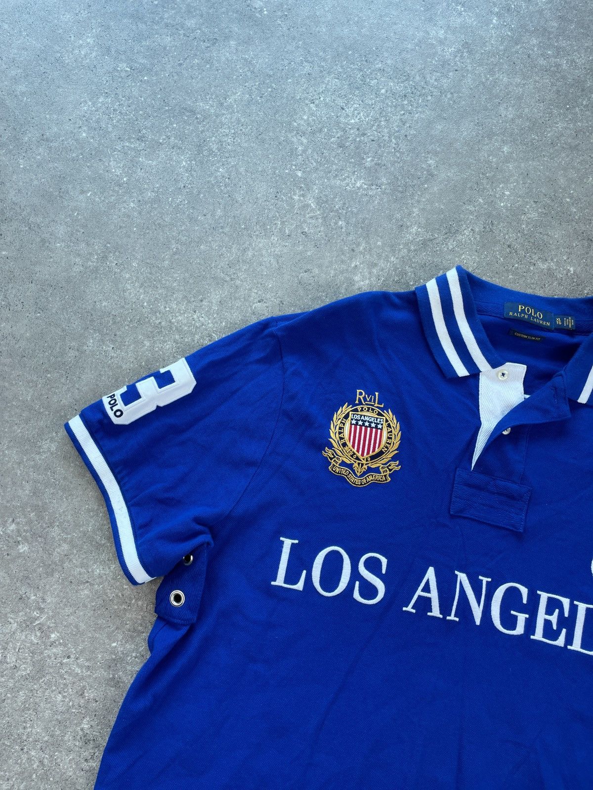 Ralph Lauren Polo Ralph Lauren Los Angeles USA #3 Chief Keef Polo Shirt Size US XL / EU 56 / 4 - 3 Thumbnail