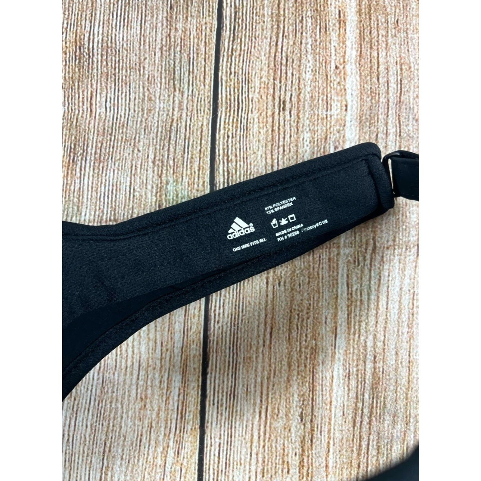 Adidas Adidas Visor Adjustable One Size Unisex Adults Black Sports Obvious Adizero Golf Outdoors Size ONE SIZE - 3 Thumbnail