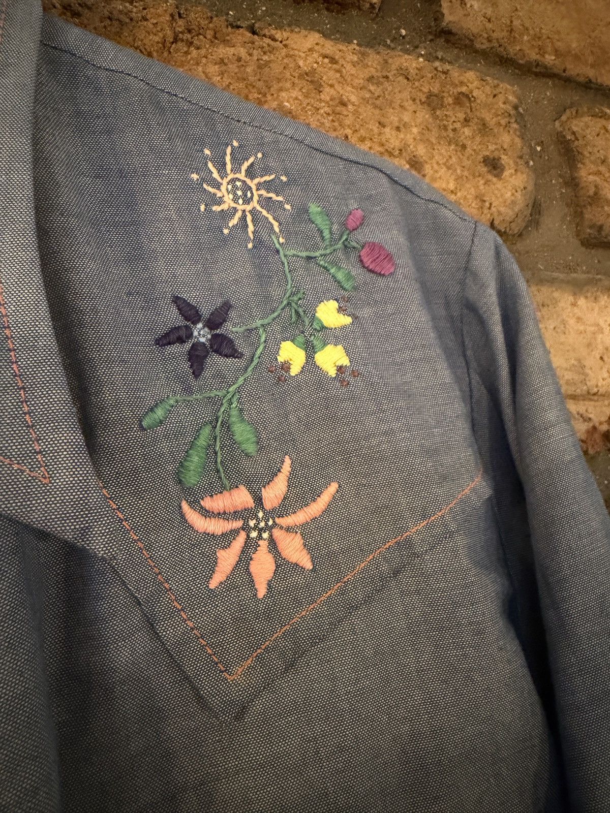 Other Vtg Jeans Joint embroidered button up Size M / US 6-8 / IT 42-44 - 4 Thumbnail