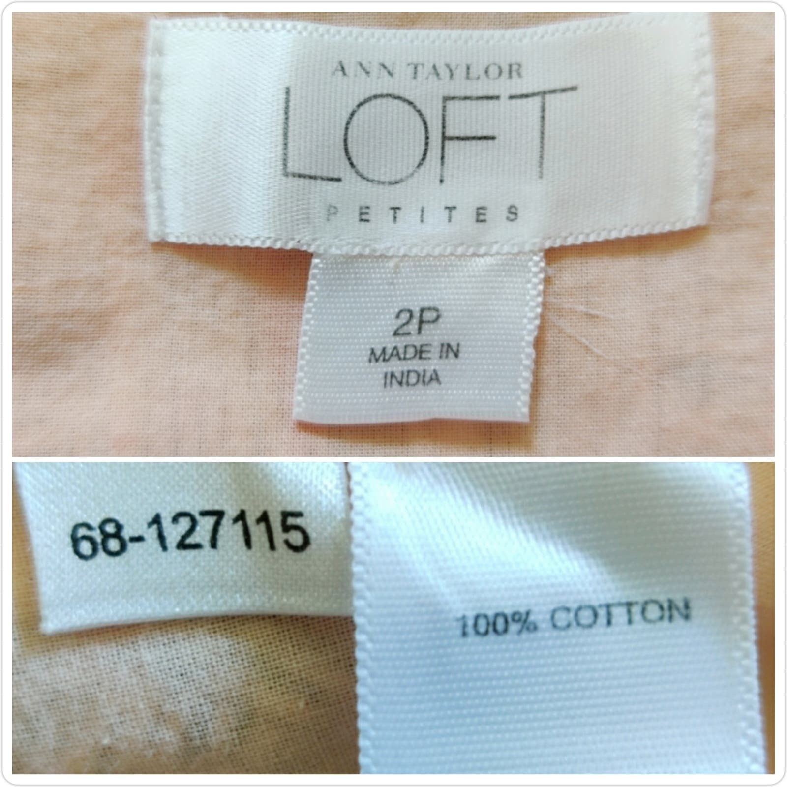 Loft Ann Taylor LOFT ruffle cotton tank top sz 2P Size XS / US 0-2 / IT 36-38 - 7 Thumbnail