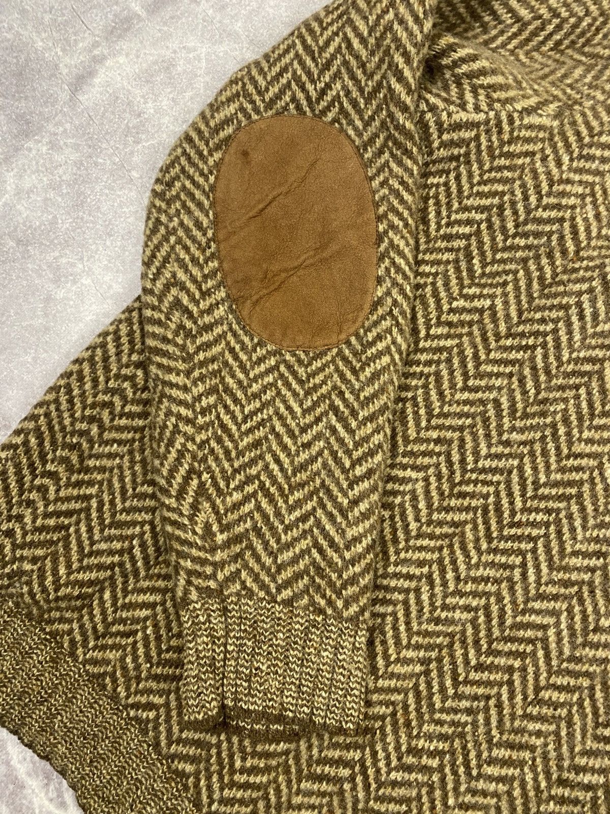 Polo Ralph Lauren Polo Ralph Lauren Vintage Herringbone Wool Sweater Size: 4XL Size US XXL / EU 58 / 5 - 3 Thumbnail