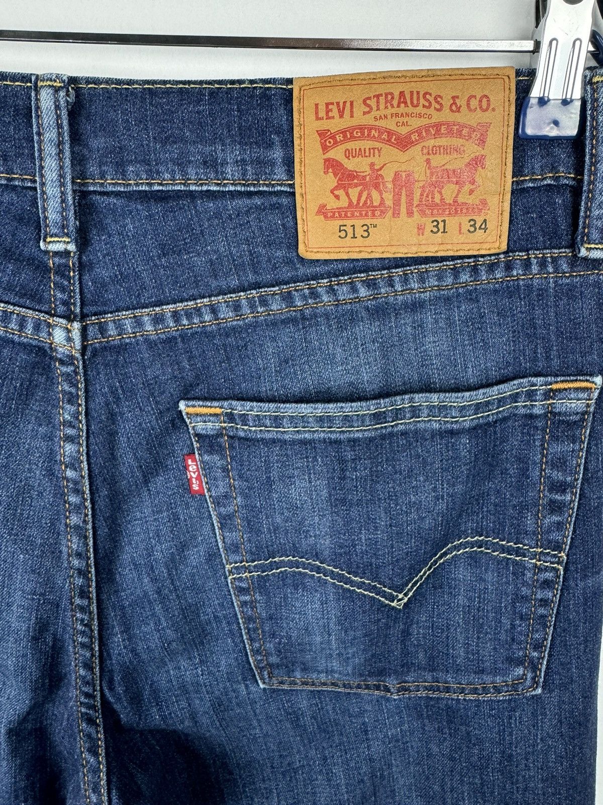 Levi's Sick Levi’s 513 31x34 Slim Fit Denim Jeans Size US 31 - 7 Thumbnail