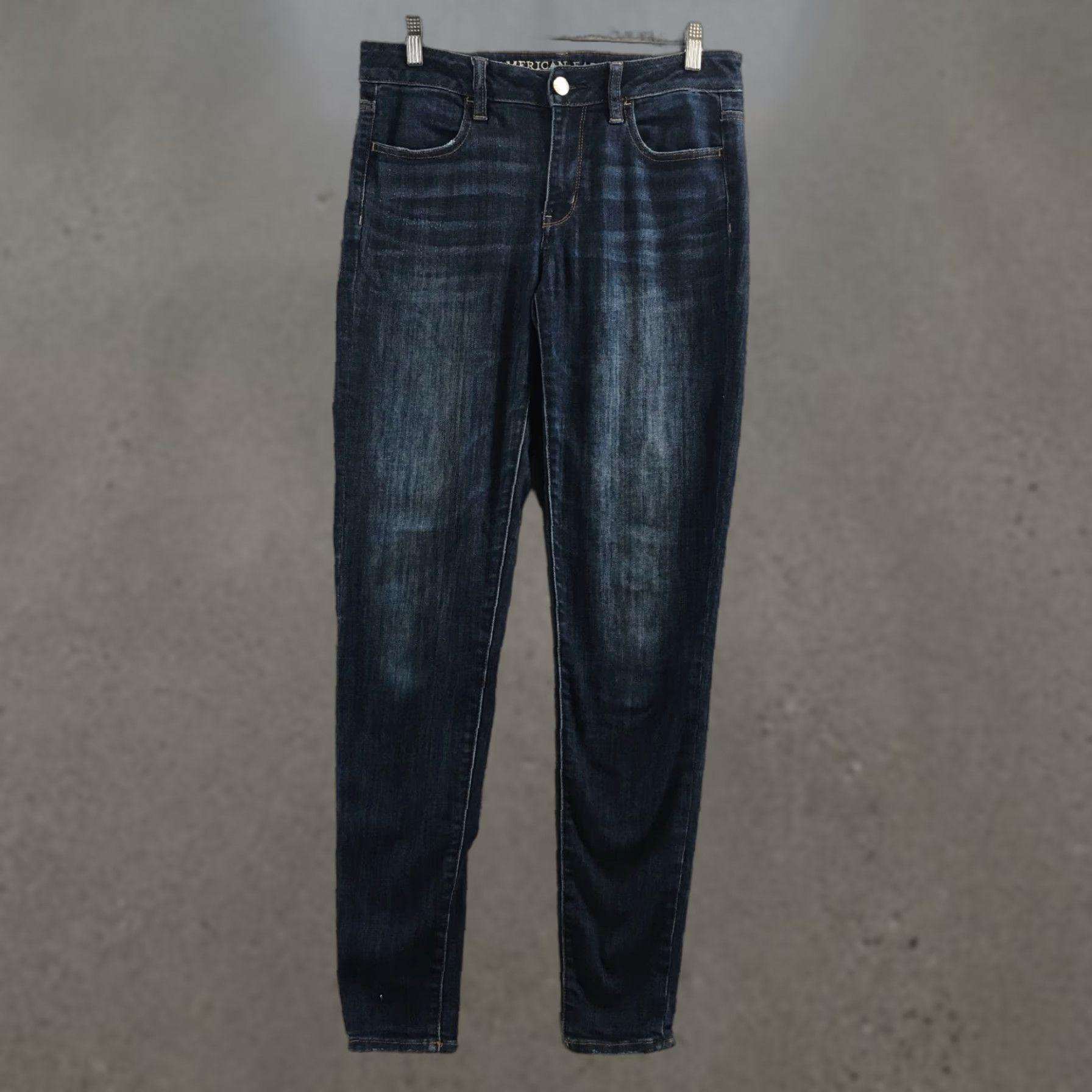 American Eagle Outfitters American Eagle Outfitters Jegging Jeans Womens 4 X-Long Denim Blue Dark Wash Jeans Womens XS-XL? Size 27" / US 4 / IT 40 - 1 Thumbnail
