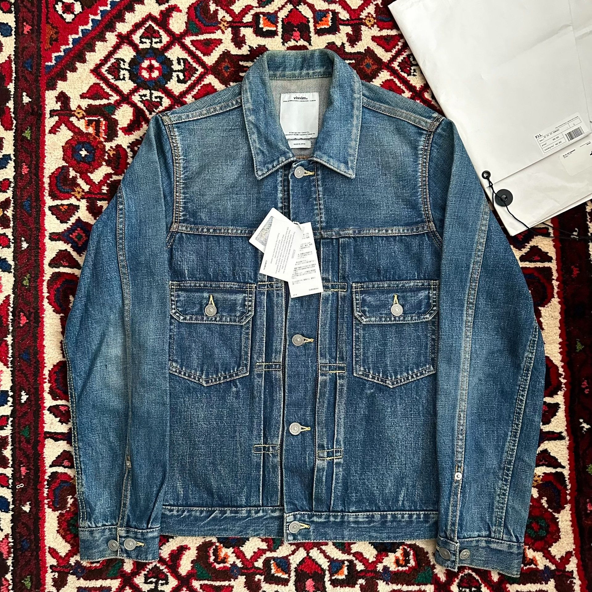 Visvim visvim 14aw 101 JKT Denim Jacket Size US S / EU 44-46 / 1 - 1 Thumbnail