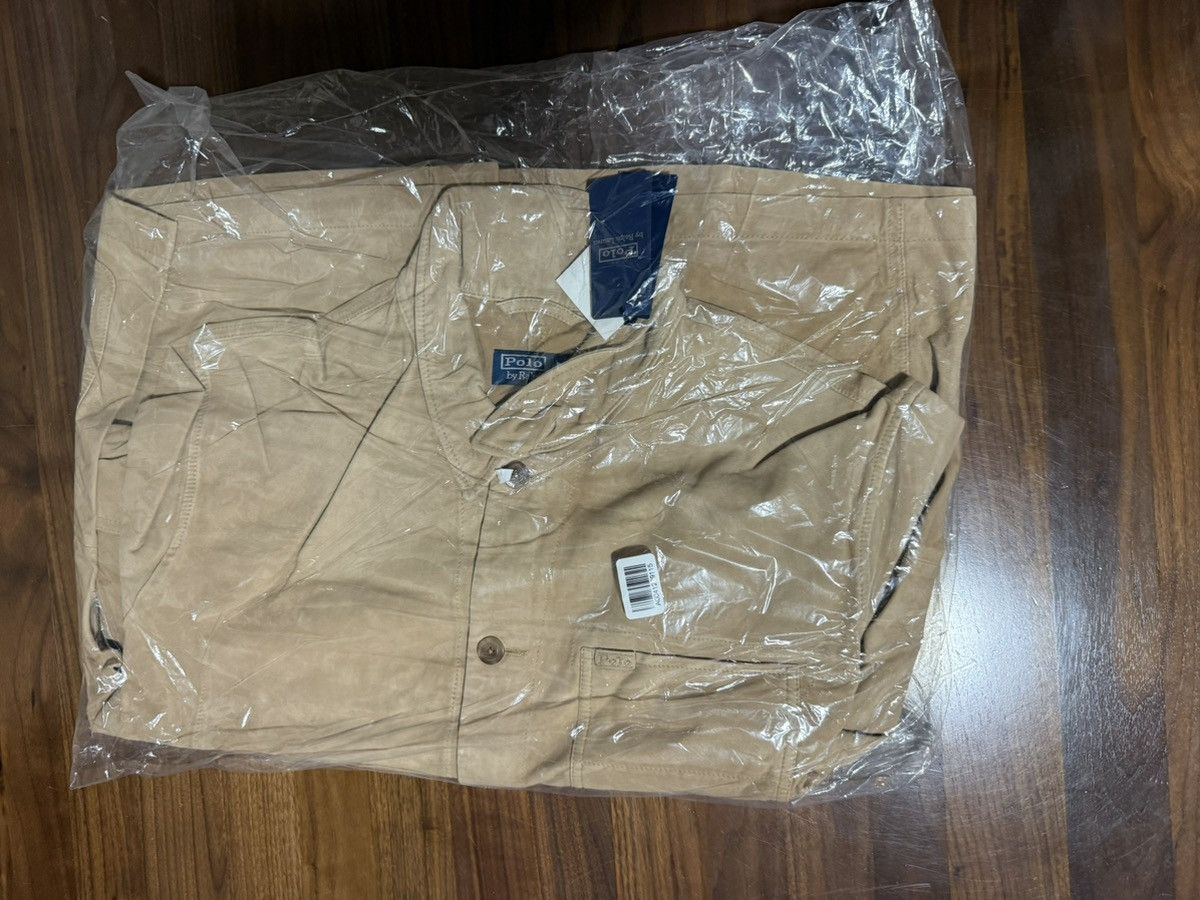 Polo Ralph Lauren Polo Ralph Lauren Leather Suede Utility Jacket Tan Size XL Size US XL / EU 56 / 4 - 6 Thumbnail
