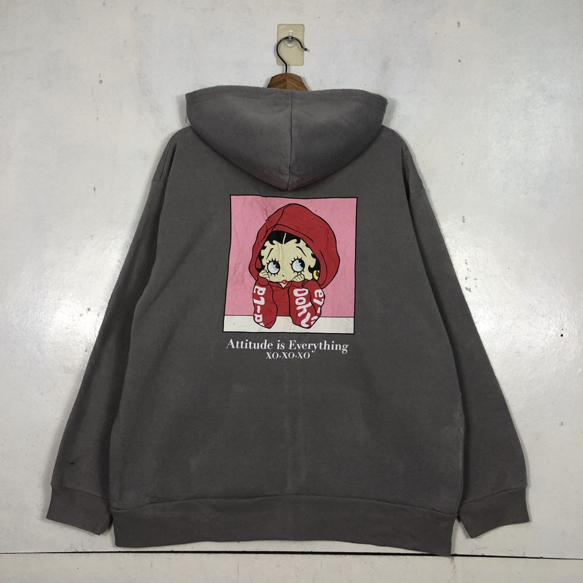 Japanese Brand 📌Zipper Hoodie Denifits X Betty Boop Big Logo Size US L / EU 52-54 / 3 - 10 Thumbnail