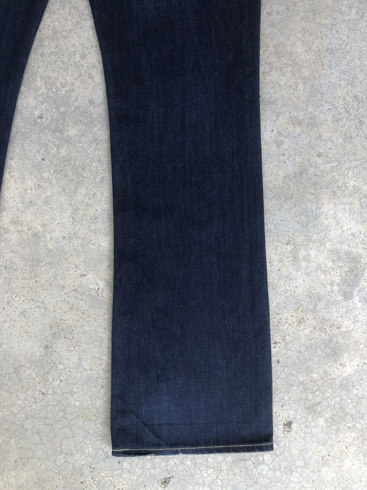 If Six Was Nine Levis 507 Flared Jeans Distressed Denim Size US 33 - 12 Thumbnail