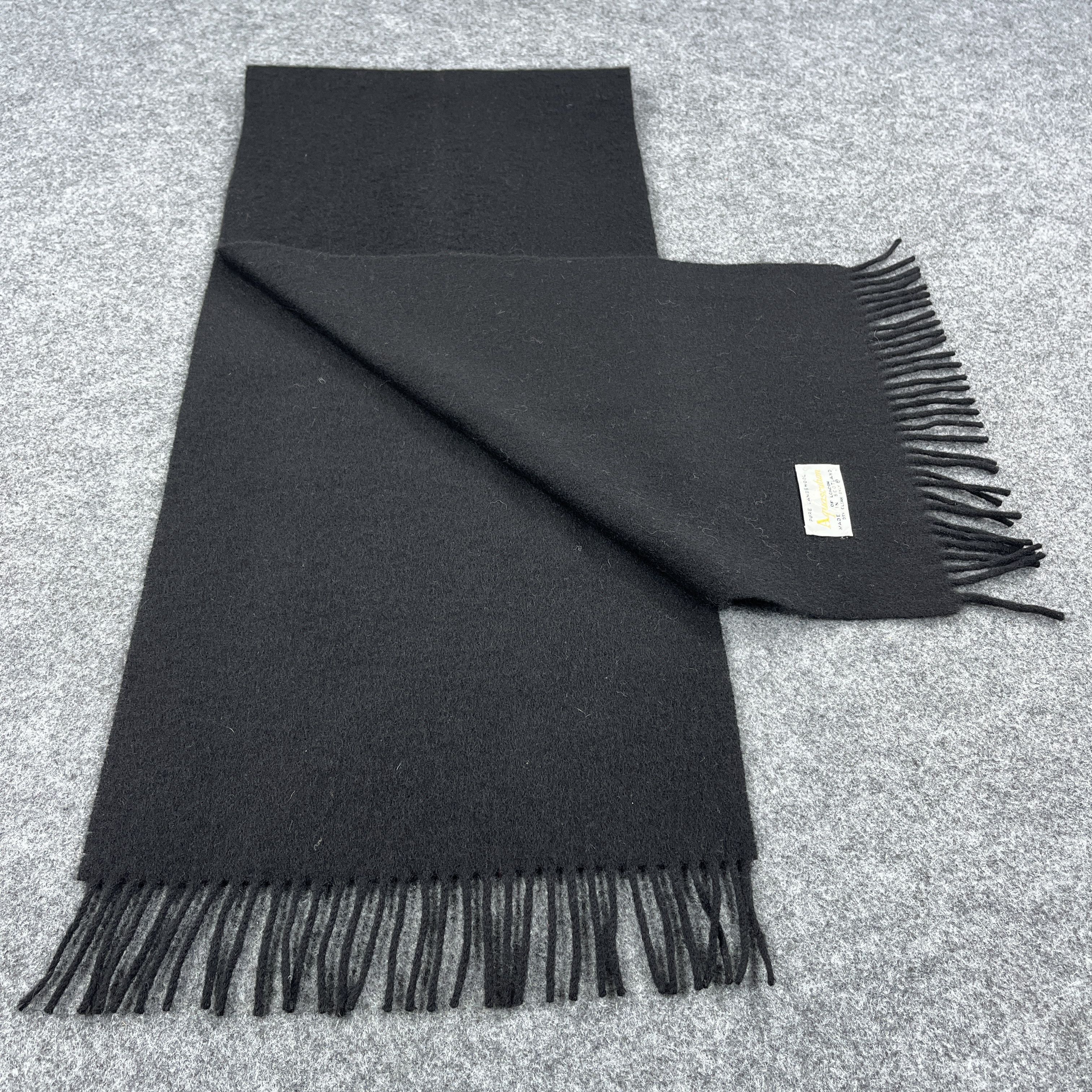 Aquascutum × Vintage Aquascutum Plain Scarf / Muffler / Neckwear T1192 Size ONE SIZE - 2 Thumbnail