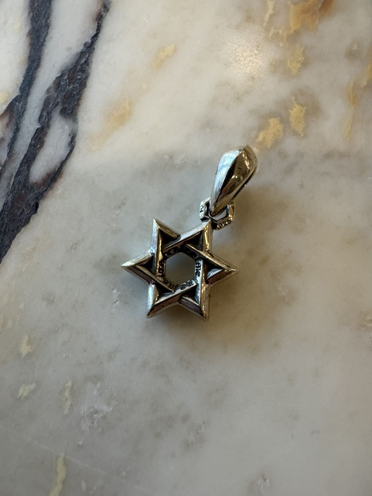 Chrome Hearts Chrome Hearts Sterling Silver Star of David Charm Pendant Size ONE SIZE - 2 Thumbnail