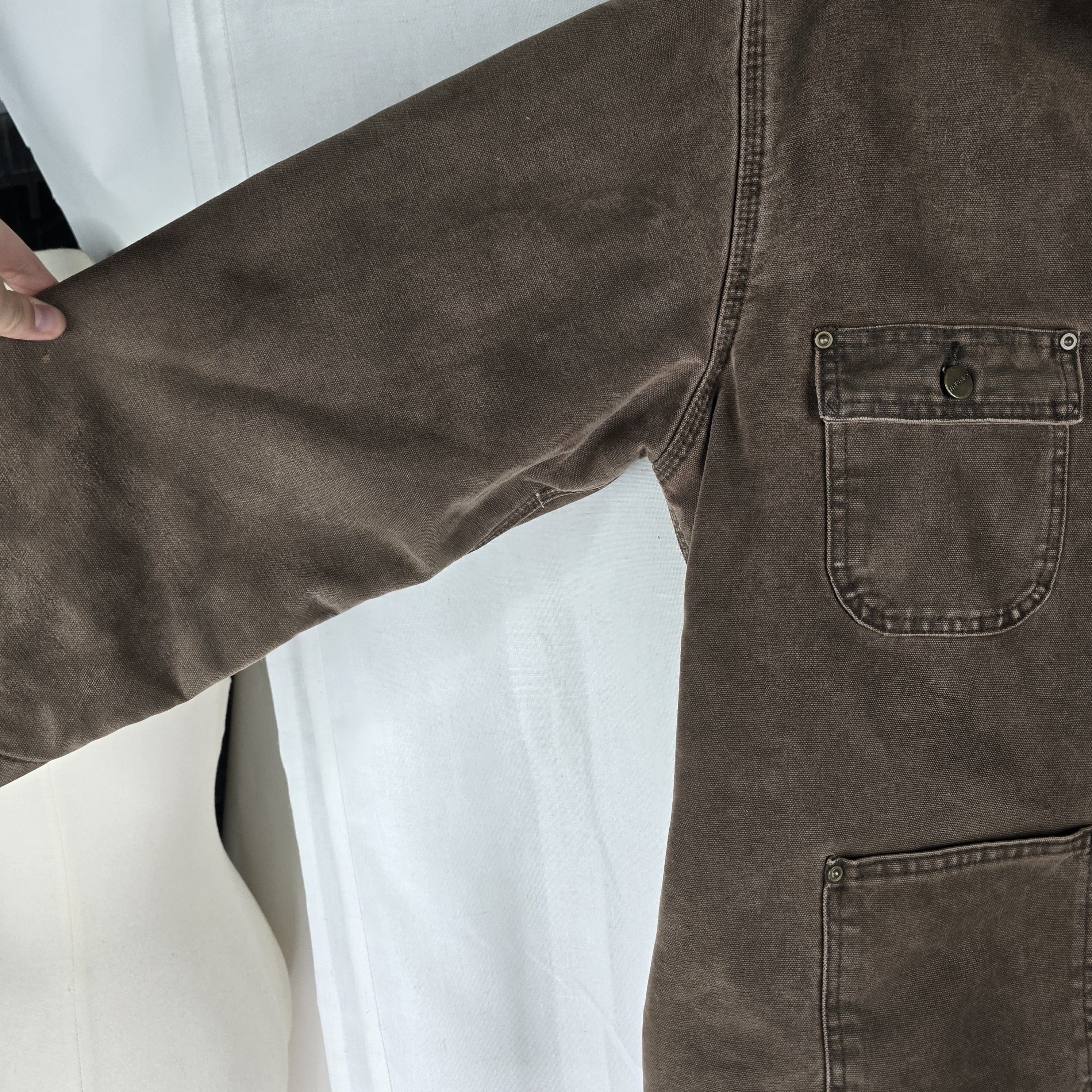 Carhartt Carhartt Vintage Large C02CHT Brown Chestnut Blanked Jacket Size US L / EU 52-54 / 3 - 2 Thumbnail