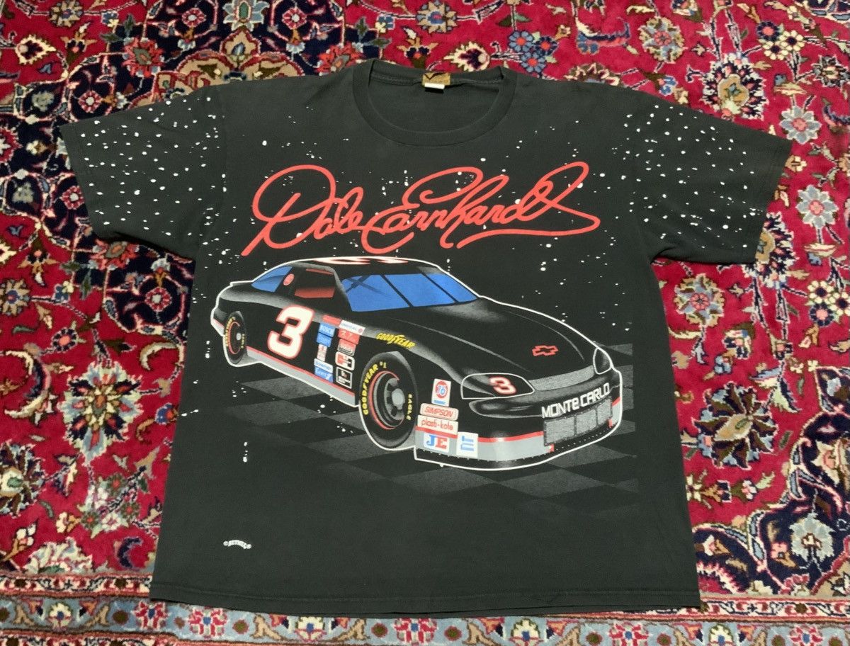 Nutmeg Vtg Dale Earnhardt Mens Sz XL The Intimidator All Over Size US XL / EU 56 / 4 - 1 Thumbnail