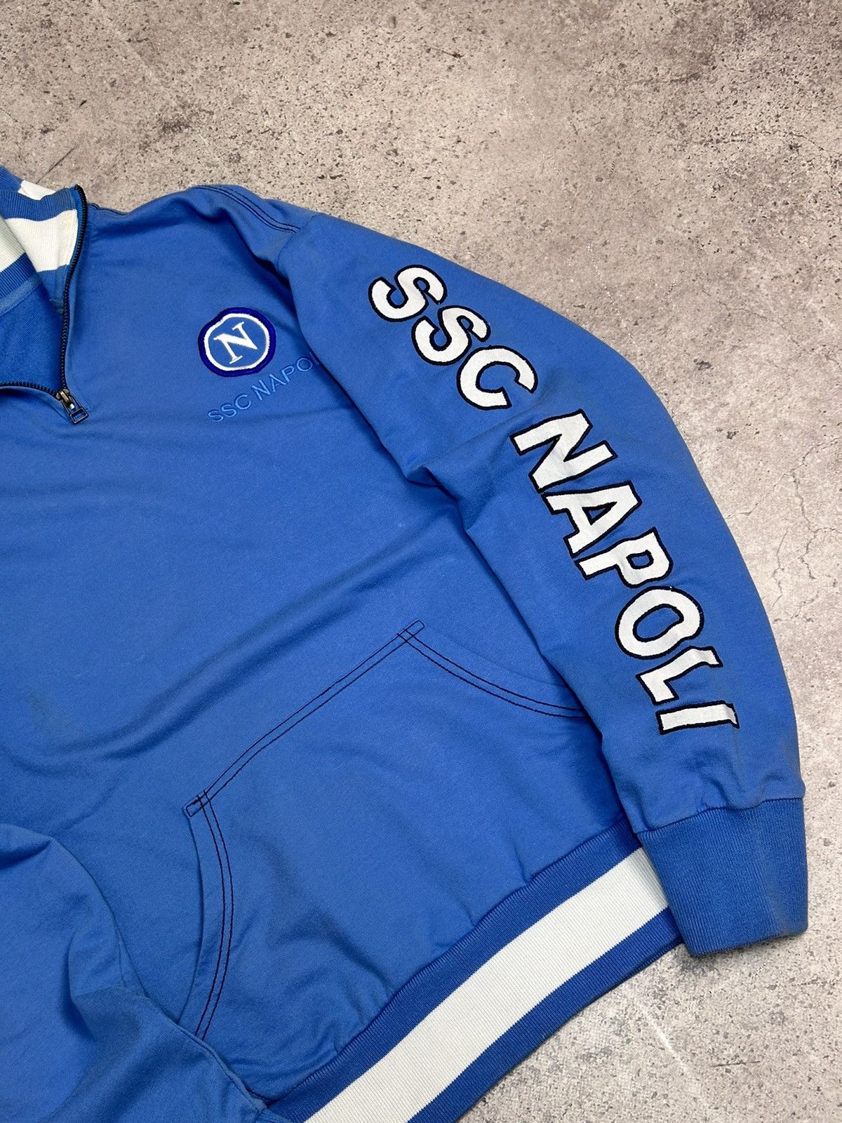 Nike SSC Napoli vintage football sweatshirt retro Italia 00s Size US L / EU 52-54 / 3 - 8 Thumbnail