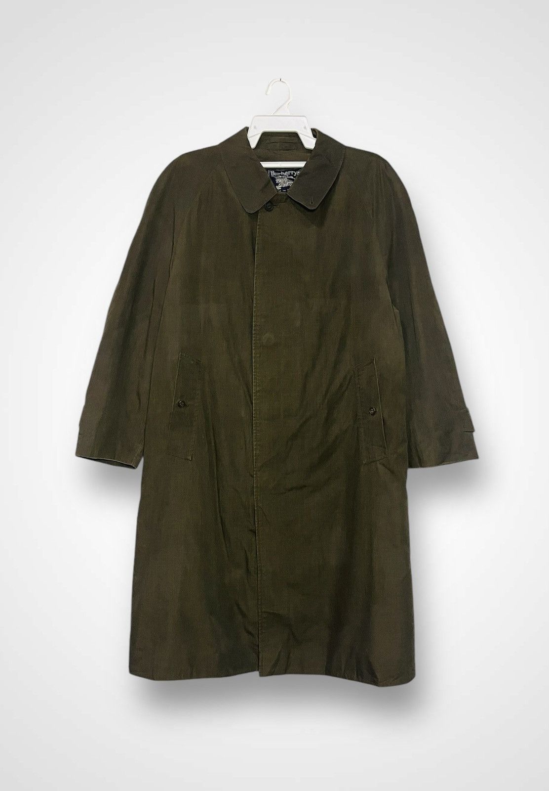Burberry × Vintage Vintage Burberry Made in England Trench Coat (12) Size US L / EU 52-54 / 3 - 1 Thumbnail