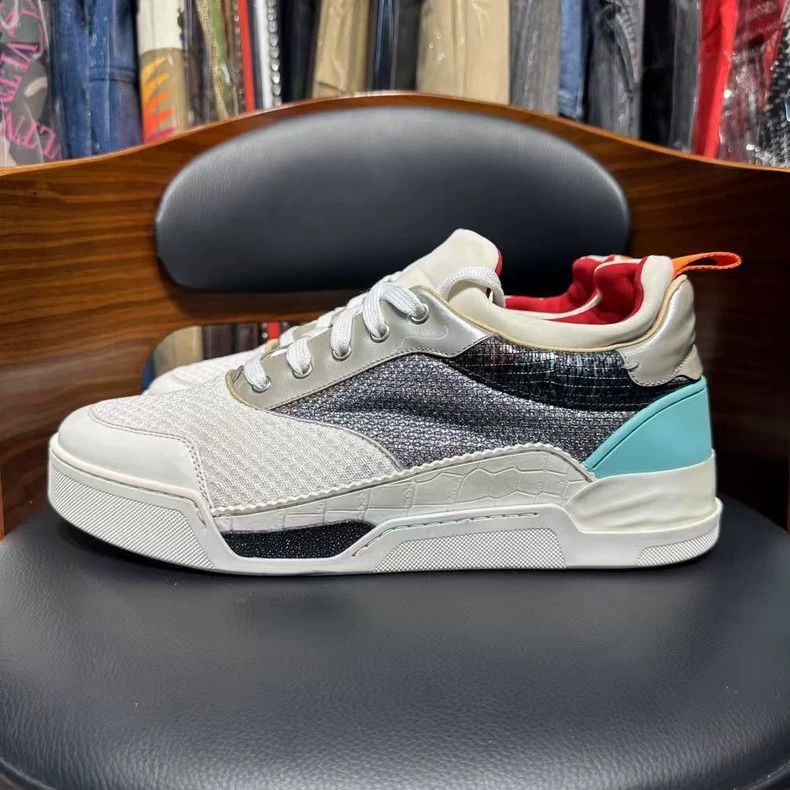 Balenciaga White and Blue Athletic Sneakers-2505 Size US 10.5 / EU 43-44 - 6 Thumbnail
