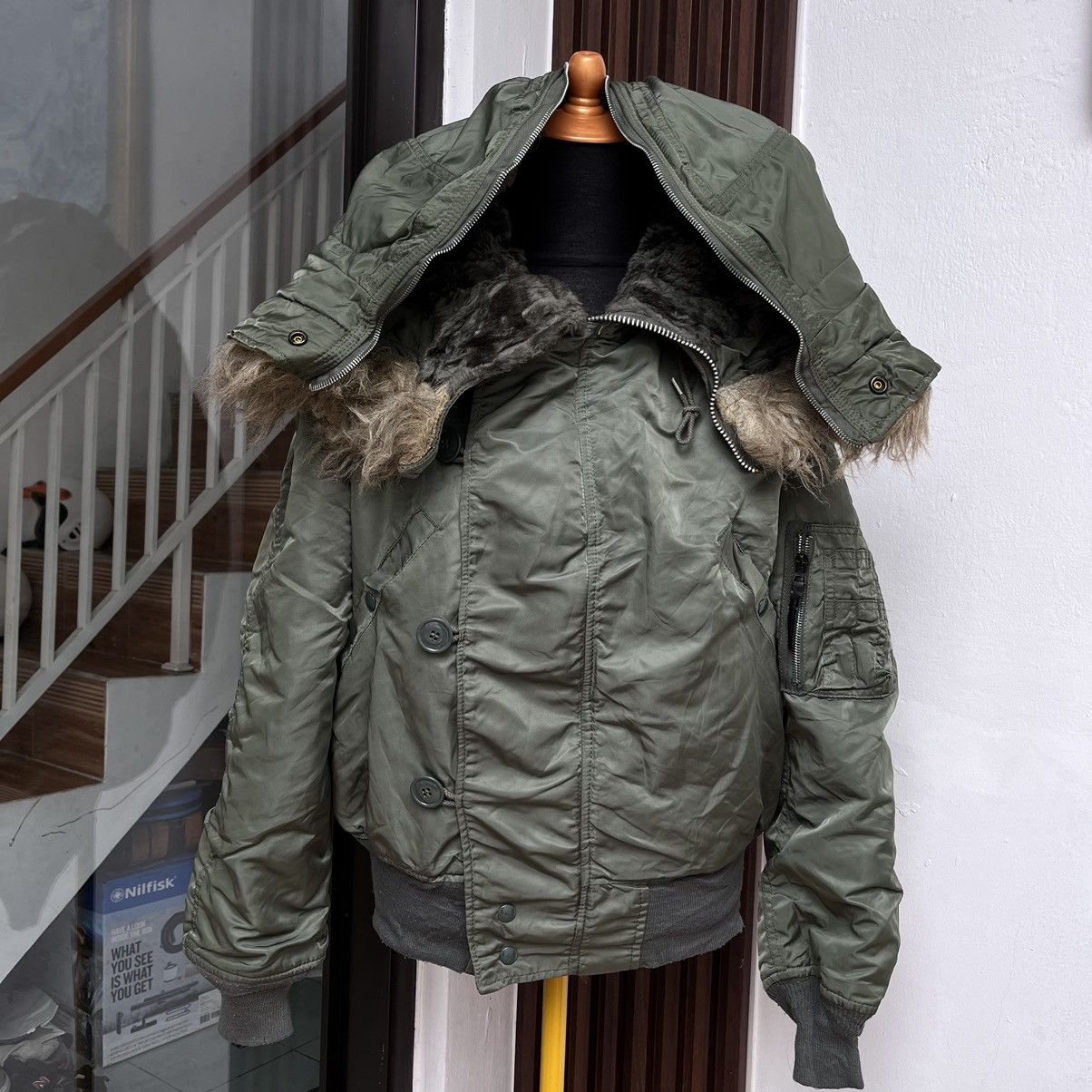 Alpha Industries × If Six Was Nine Jacket Flying Man's Alpha Industries Attached Hood N2B Size US M / EU 48-50 / 2 - 3 Thumbnail