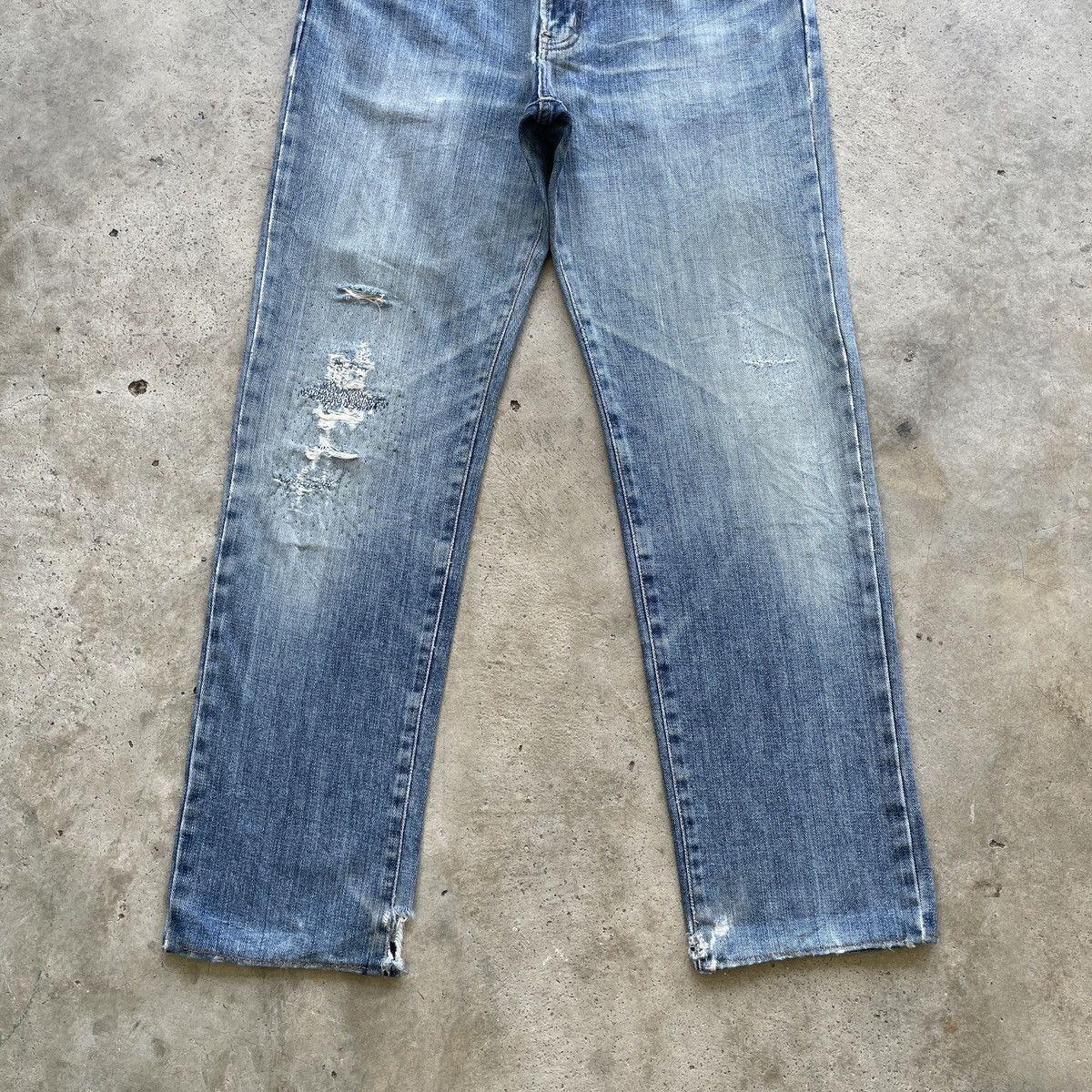 Edwin × Japanese Brand × Jean W32x30.5 Vintage Edwin Jeans Faded Pants Denim Size US 32 / EU 48 - 4 Thumbnail
