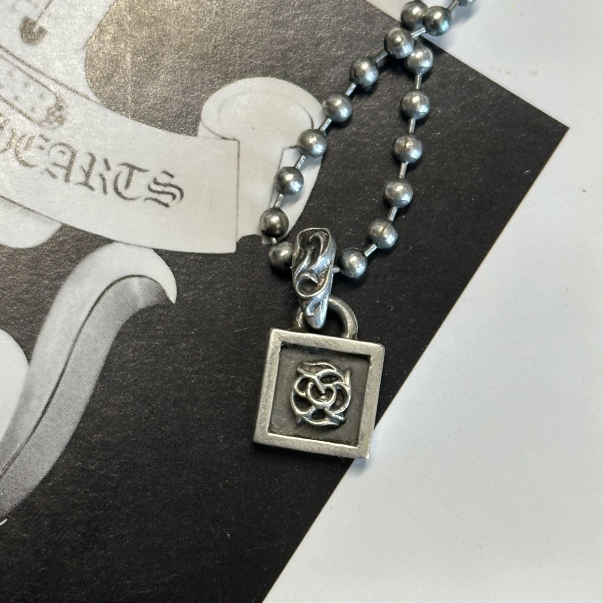 Chrome Hearts CHROME HEARTS FRAMED FLORAL PENDANT Size ONE SIZE - 6 Thumbnail