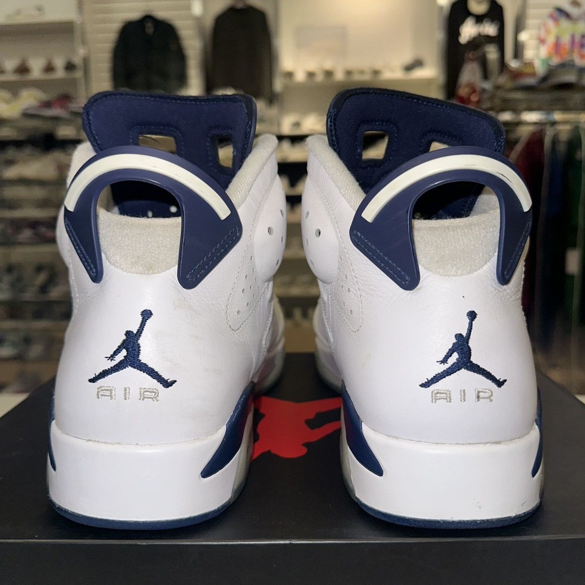 Jordan Brand Size 11 - Nike Air Jordan 6 Retro Midnight Navy CT8529-141 Size US 11 / EU 44 - 4 Thumbnail