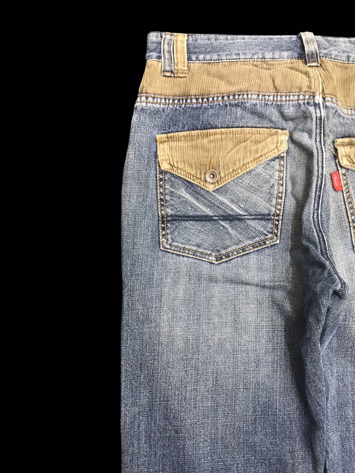 Japanese Brand 💥DENIM ART💥SACRIFICE Japan Destroyed Patchwork Denim F156 Size US 34 / EU 50 - 14 Thumbnail
