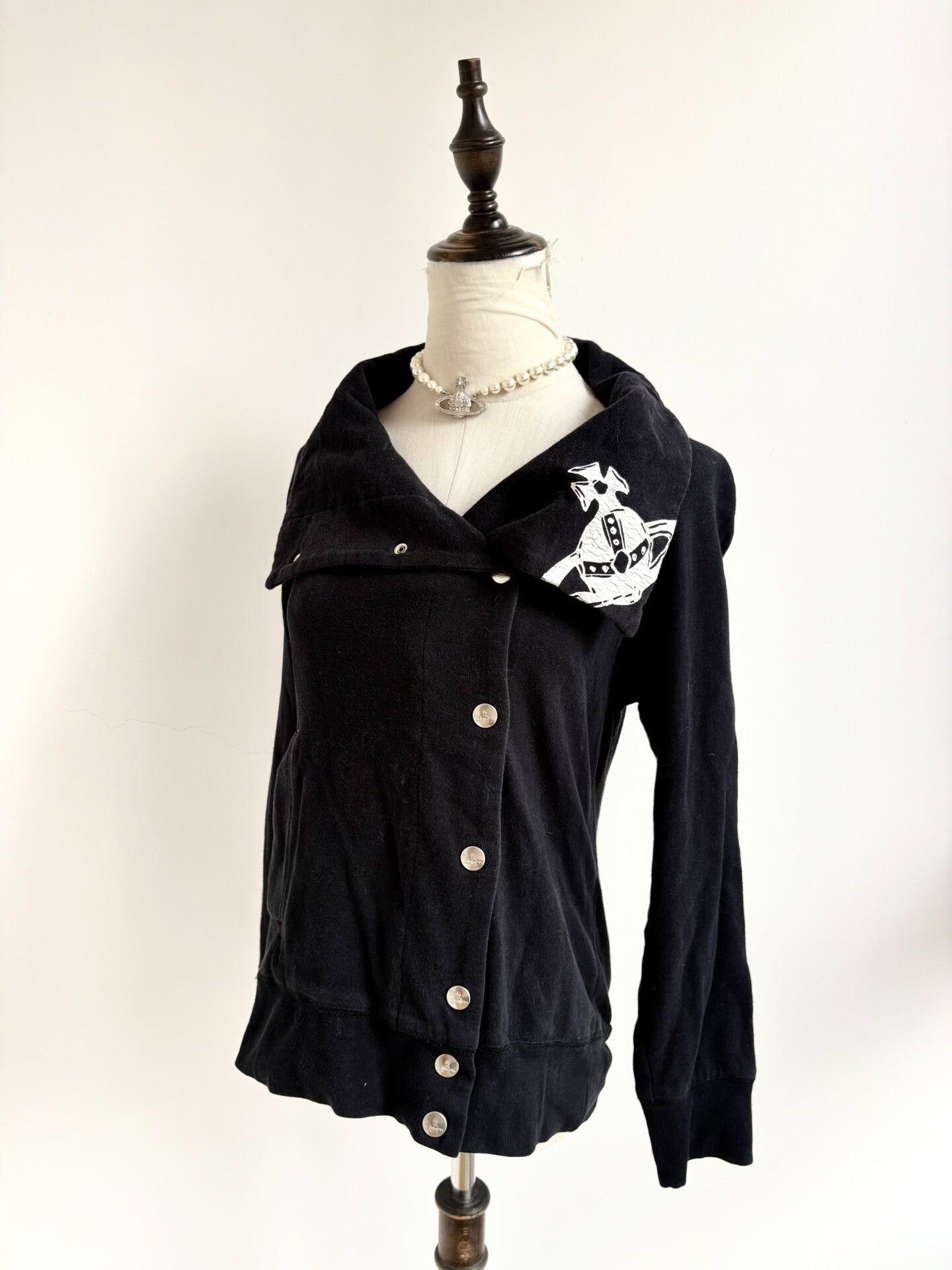 Vivienne Westwood Vivienne Westwood Black Saturn Coat Size M / US 6-8 / IT 42-44 - 1 Thumbnail