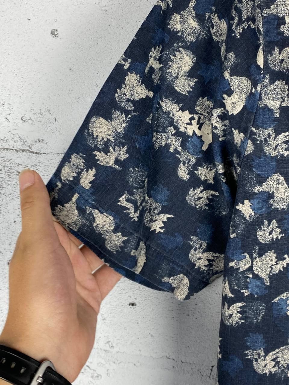 Folk Folk Organic Flower Print Hawaiian Camp Collar Shirt Size US XL / EU 56 / 4 - 7 Thumbnail