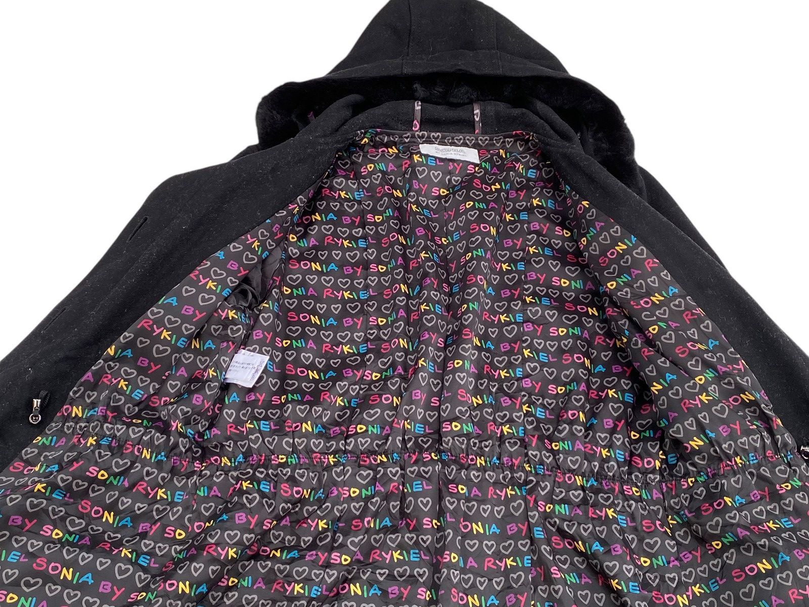 Japanese Brand × Sonia Rykiel Sonia Rykiel Wool Cashmere Jacket Fur Rabbit Hood Size M / US 6-8 / IT 42-44 - 4 Thumbnail
