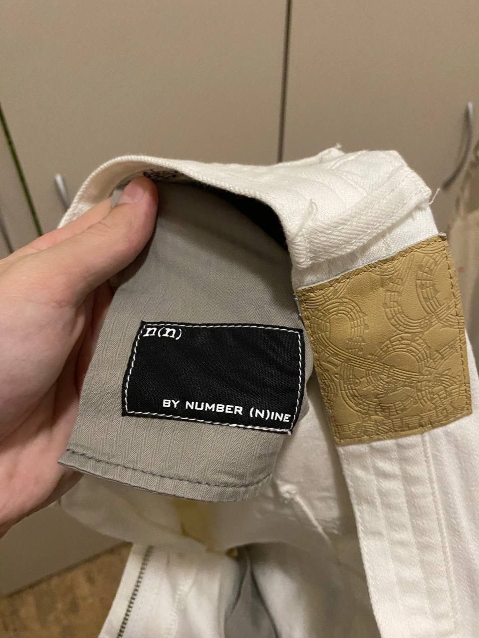 Number (N)ine × Playboy Number Nine x Playboy SS15 White Denim Jeans Very Rare Size US 32 / EU 48 - 13 Thumbnail