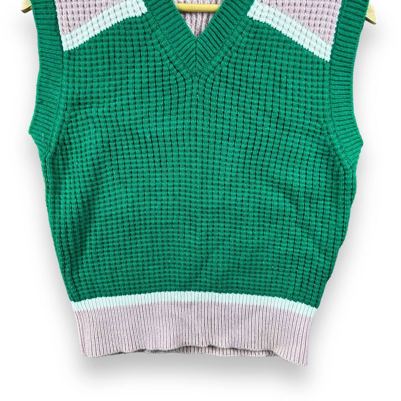 Marni × Uniqlo Marni Uniqlo x Marni Popcorn Knitted V Neck Vest Size US M / EU 48-50 / 2 - 3 Thumbnail