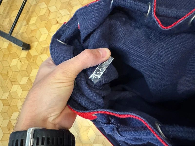 Tommy Hilfiger Tommy Hilfiger Vintage 90s Big Logo Navy Backpack Size ONE SIZE - 4 Thumbnail