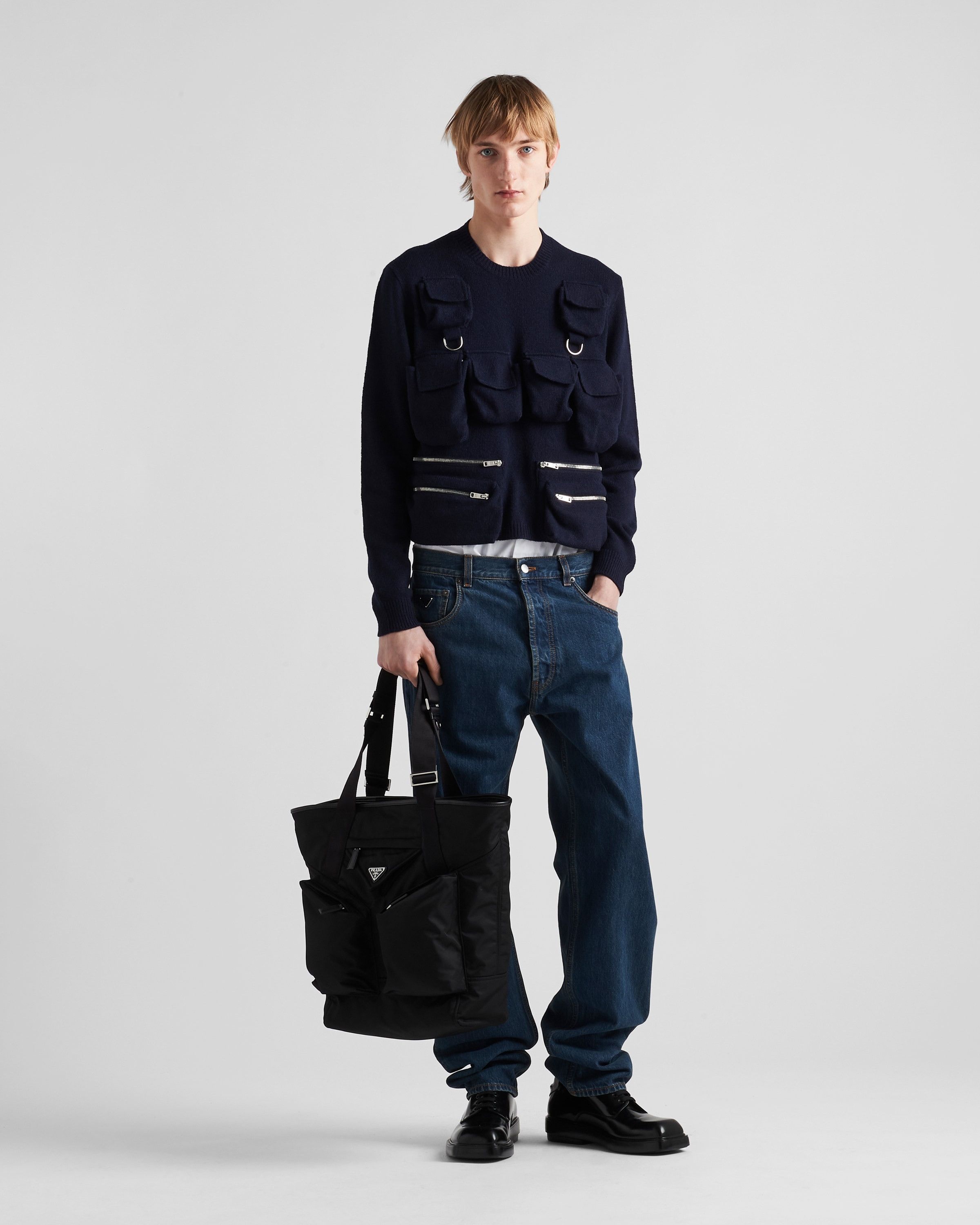 Prada o1bcso1str1025 Size: OS / Tessuto Vitello Re-Nylon Tote Bag Size ONE SIZE - 2 Thumbnail