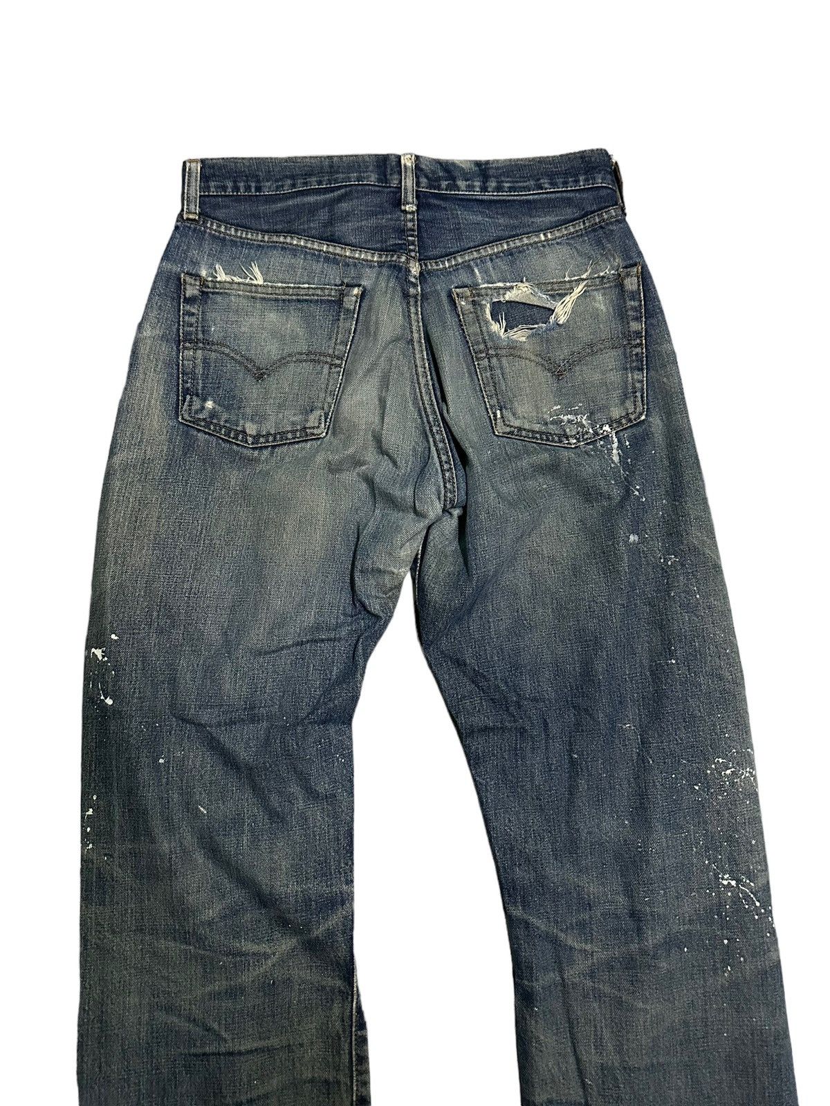 Levi's Vintage 90s Levi’s 501 bigE top button J09 rusty wash jeans Size US 32 / EU 48 - 9 Thumbnail