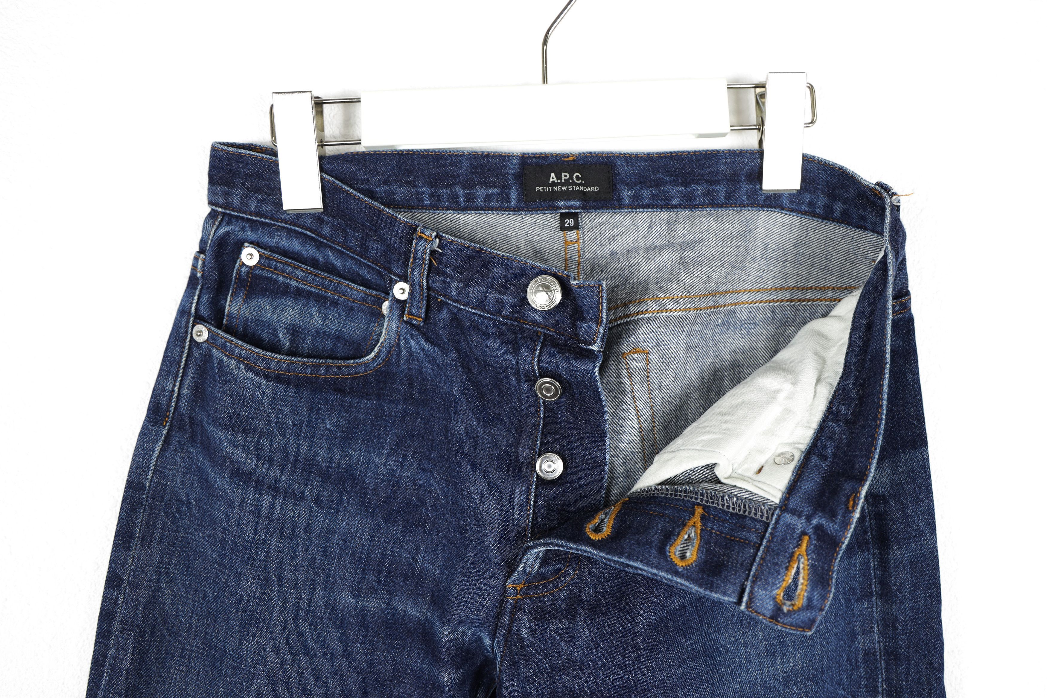 A.P.C. A.P.C. Petite New Standard Blue Indigo Denim Selvedge Jeans Size US 29 - 7 Thumbnail